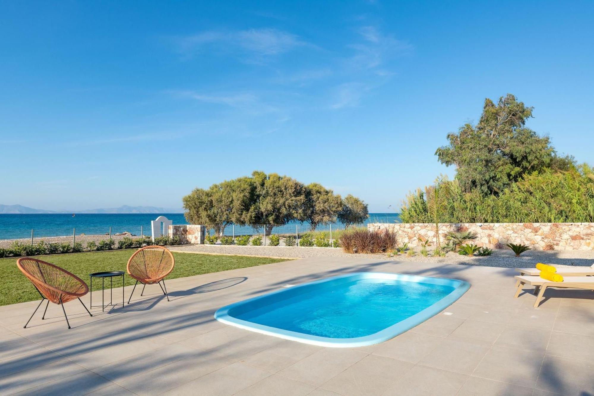 Kyra Beachfront House In Rhodes Villa