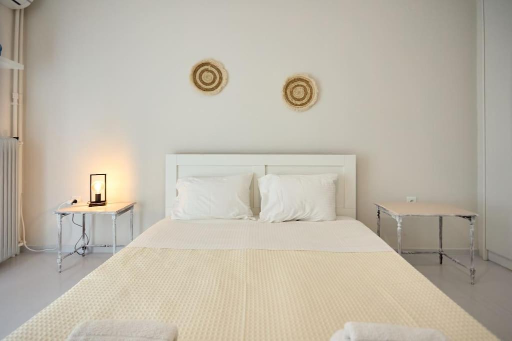 Panoramic White Blue Apartment