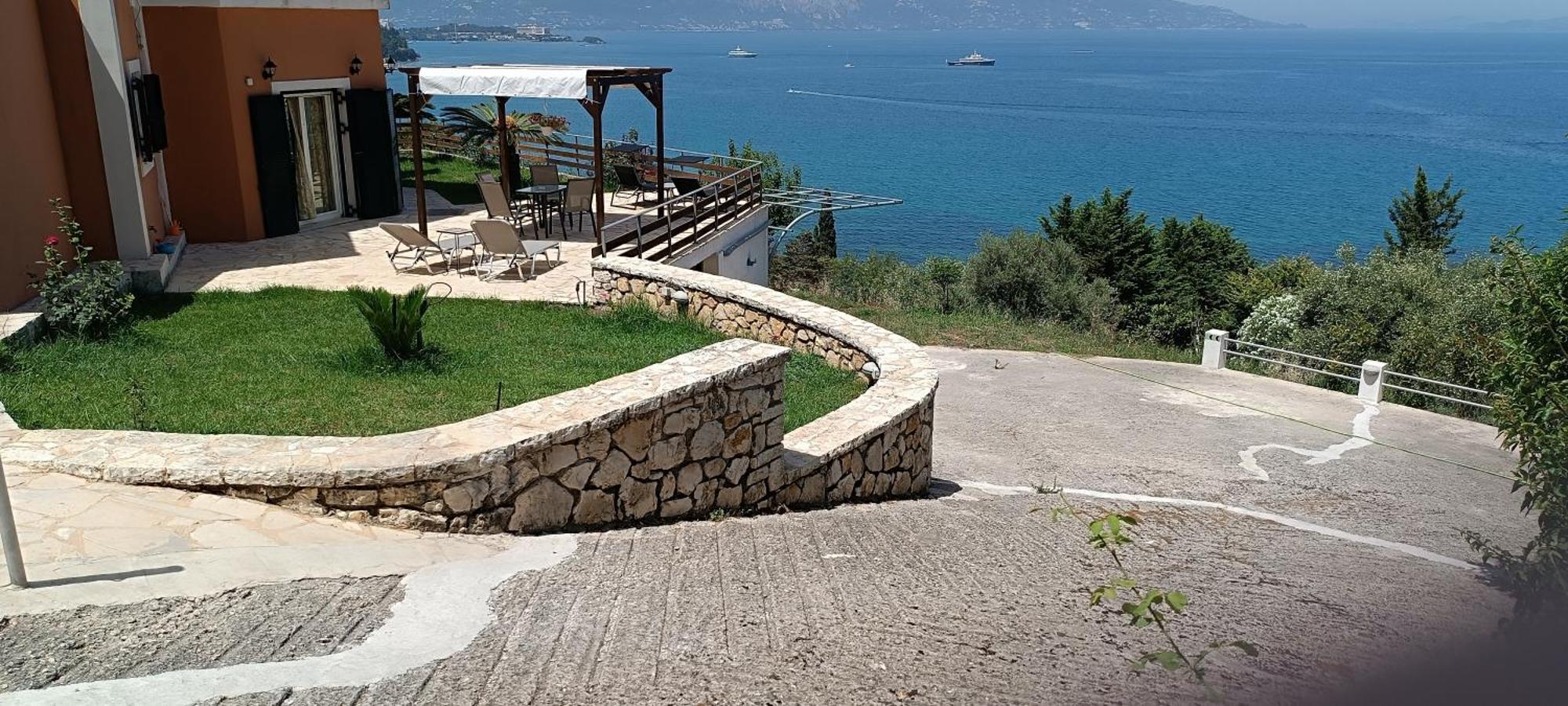 Villa Corfu Town 'panoramic View House'