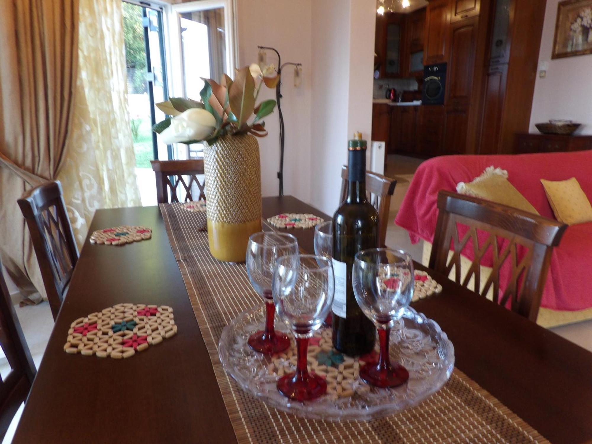 Villa Corfu Town 'panoramic View House' Alykes Potamou