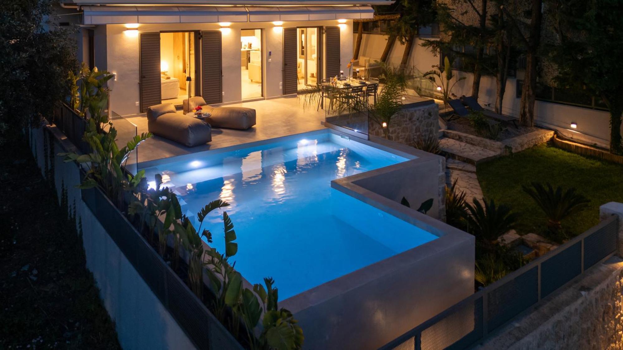 Morea Club West House Private Heated Pool Villa Kalamata