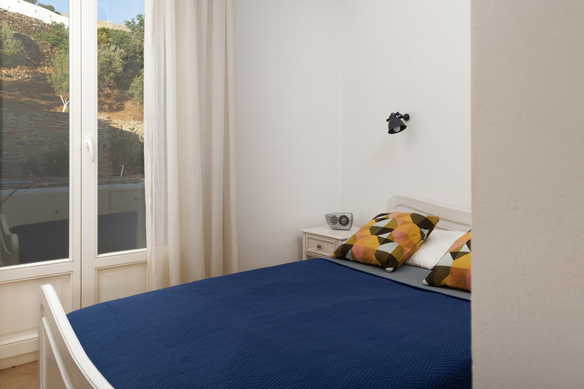 Grand Blue Balcony Island House Batsi (Andros)