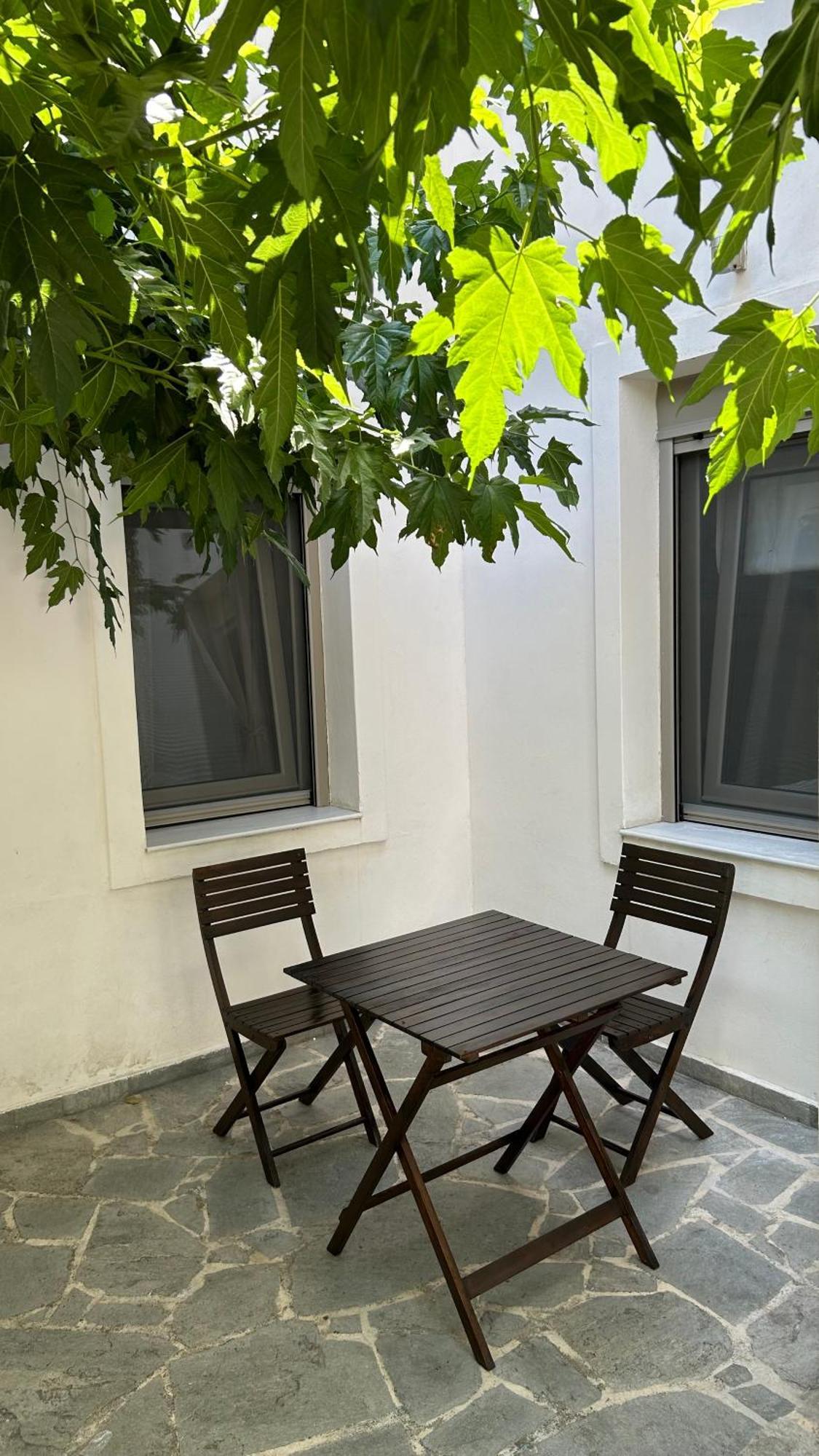 Anesis With Yard Apartment