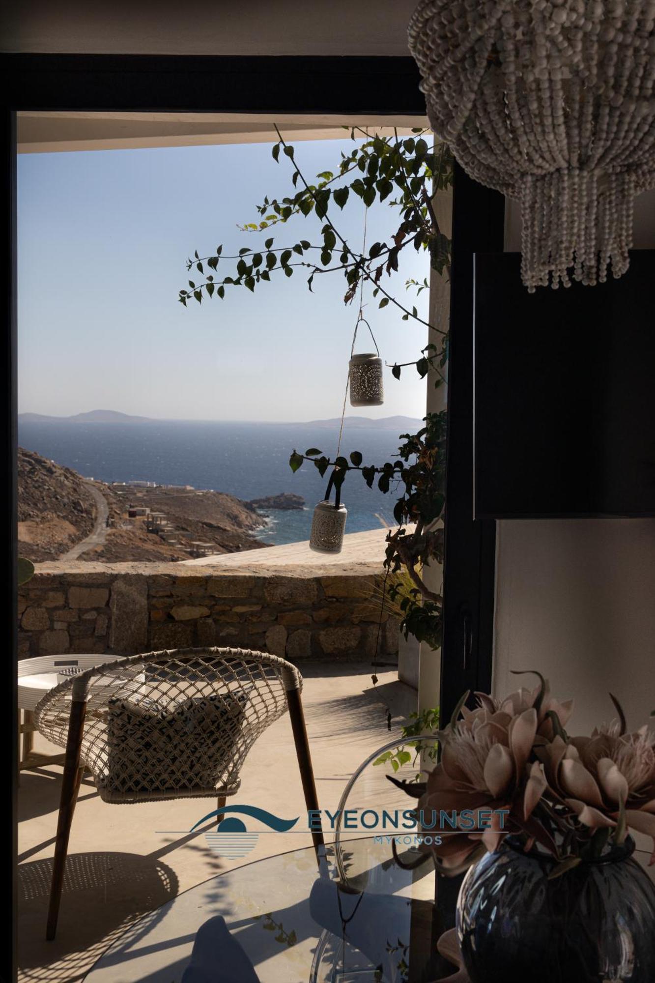 Villa Eyeonsunset -private Pool-sea And Sunset View-privacy-quiete Mykonos Town