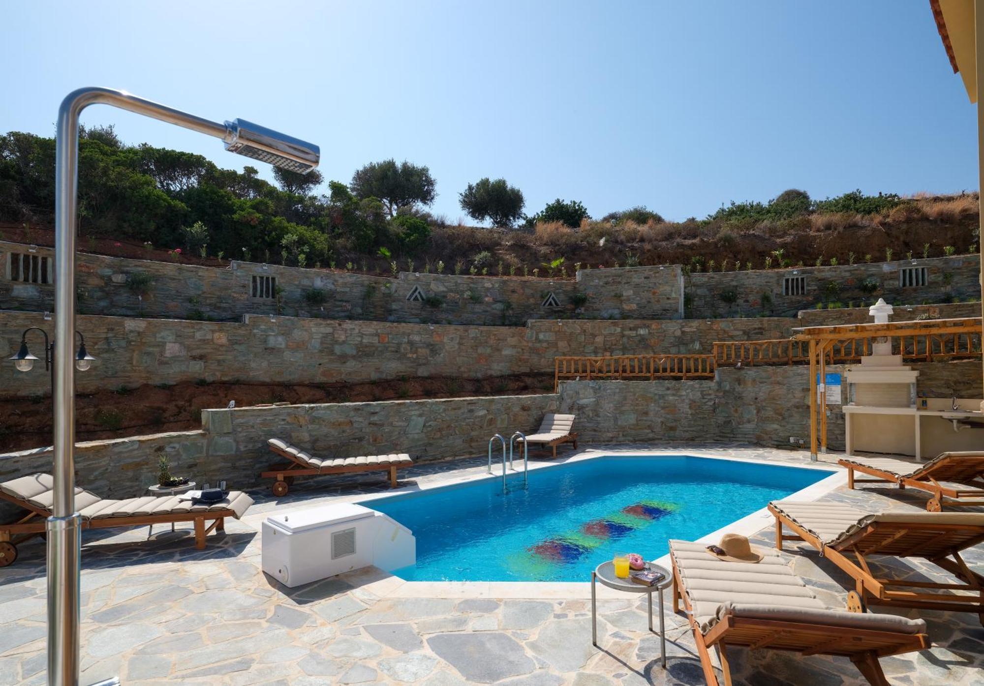 Poseidon Agia Pelagia-private Swimming Pool And Sea View *