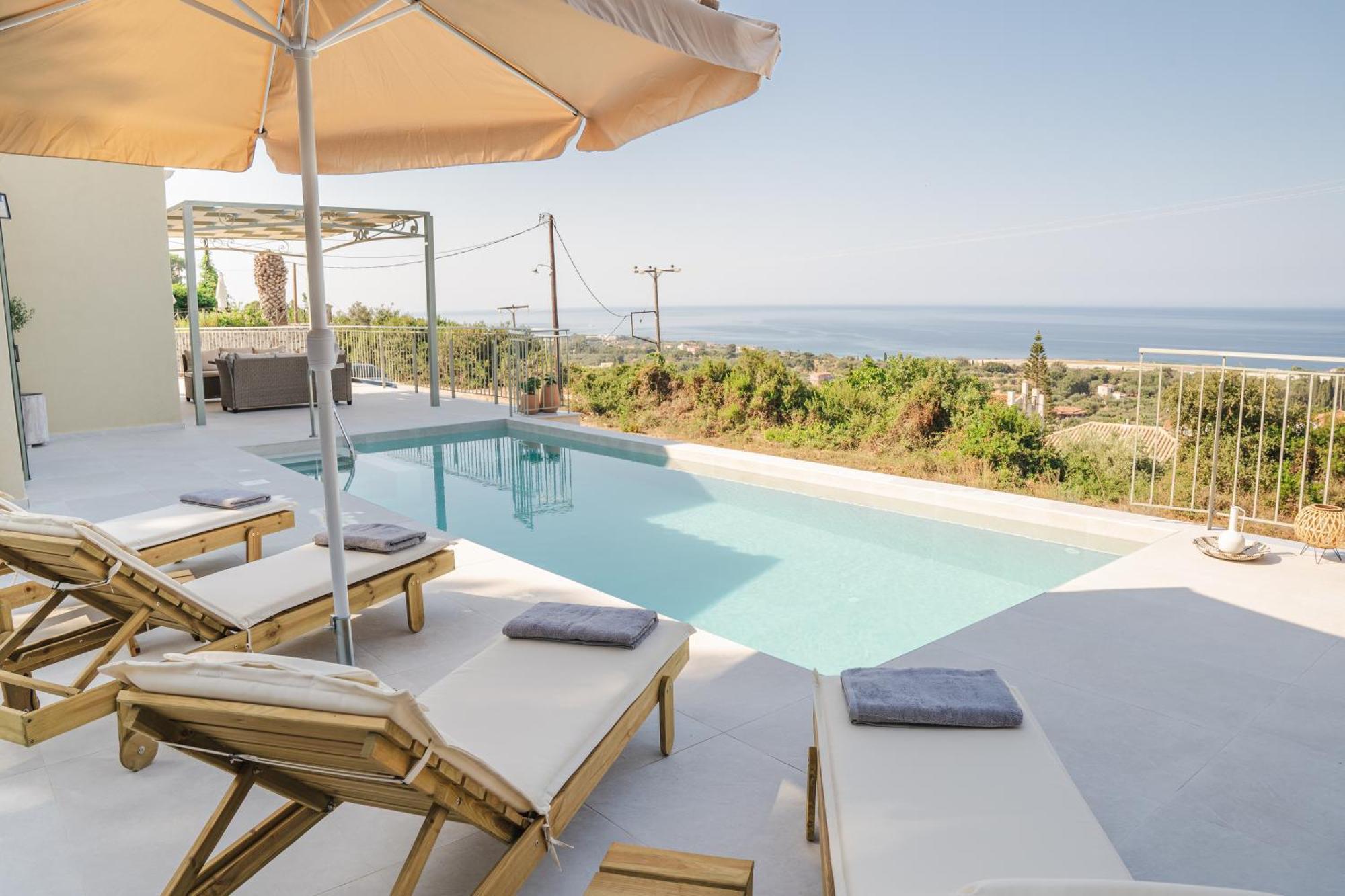 Artemis Seaview - Private Pool, Jacuzzi Luxury Special Offer *
