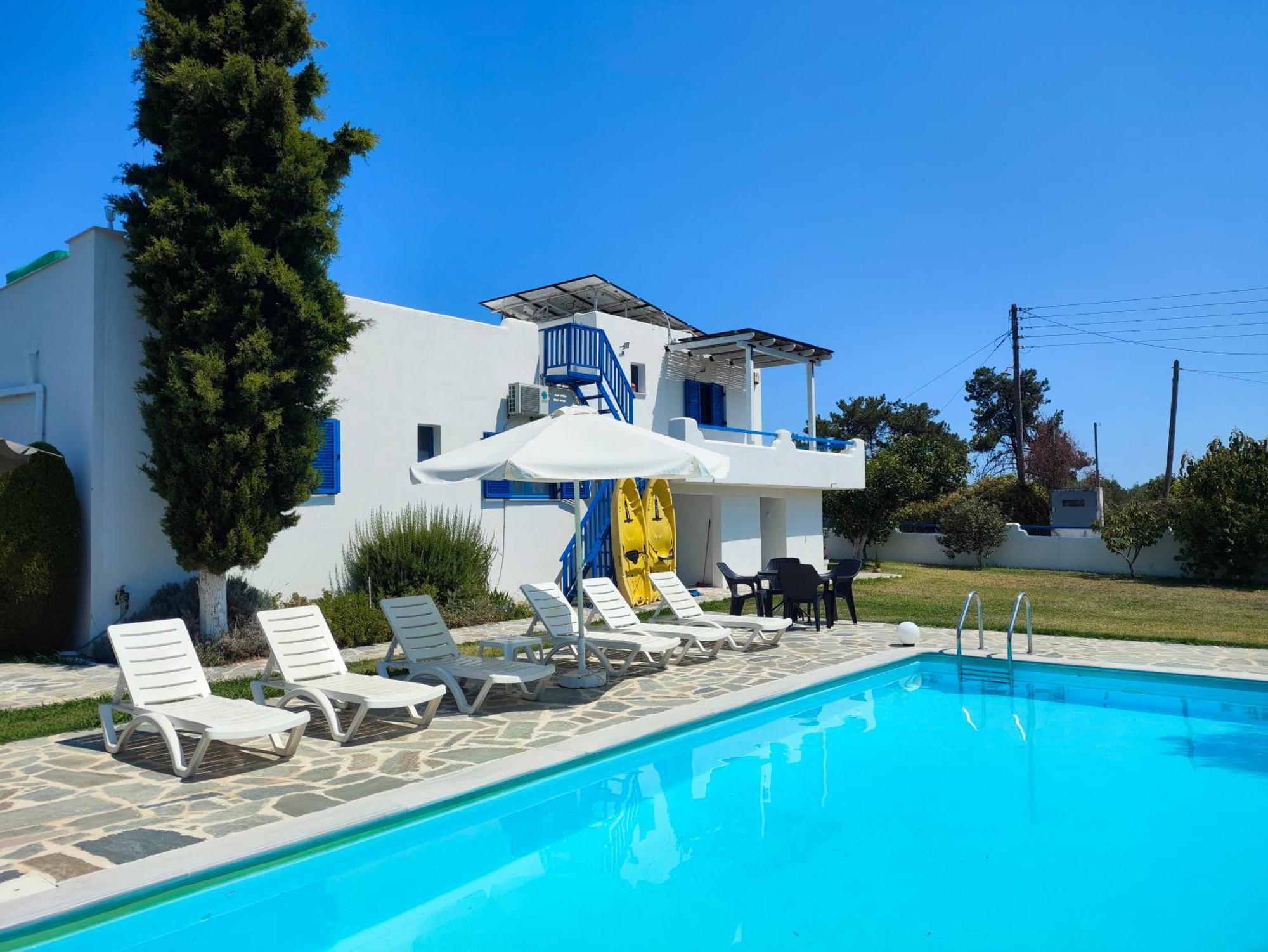 Navy Greece With Swimming Pool & Sea View