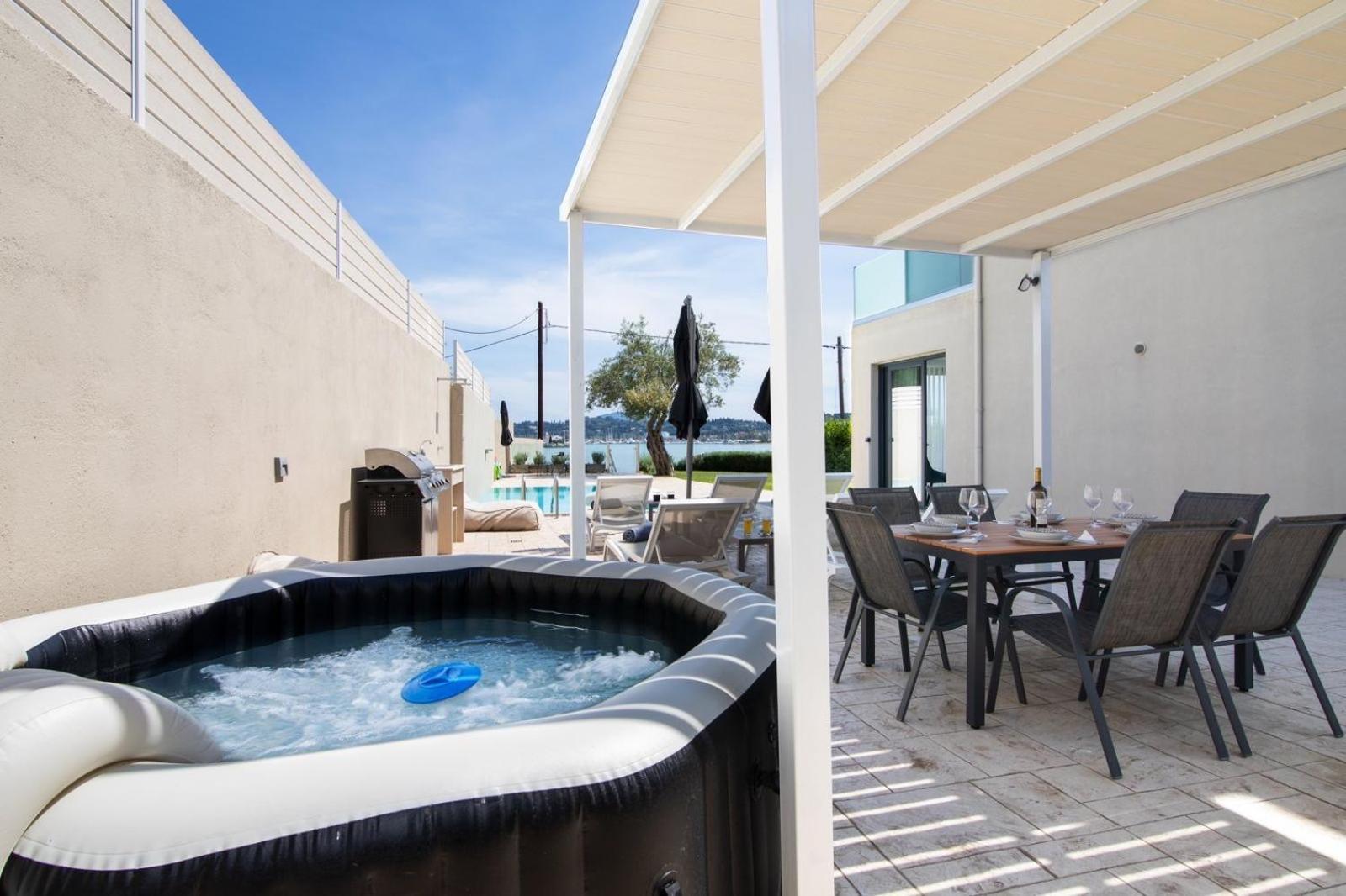 Villa White Swan With Private Pool And Jacuzzi Kommeno (Corfu)