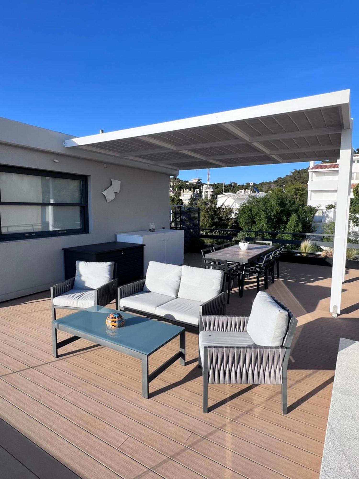Apartment Vouliagmeni Panoramic 200m2 Rooftop & 25m2 Loft *