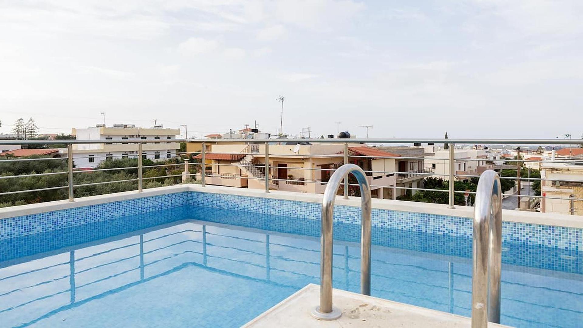 Contemporary Maisonette With Sea View Roof Terrace Hersonissos (Crete)