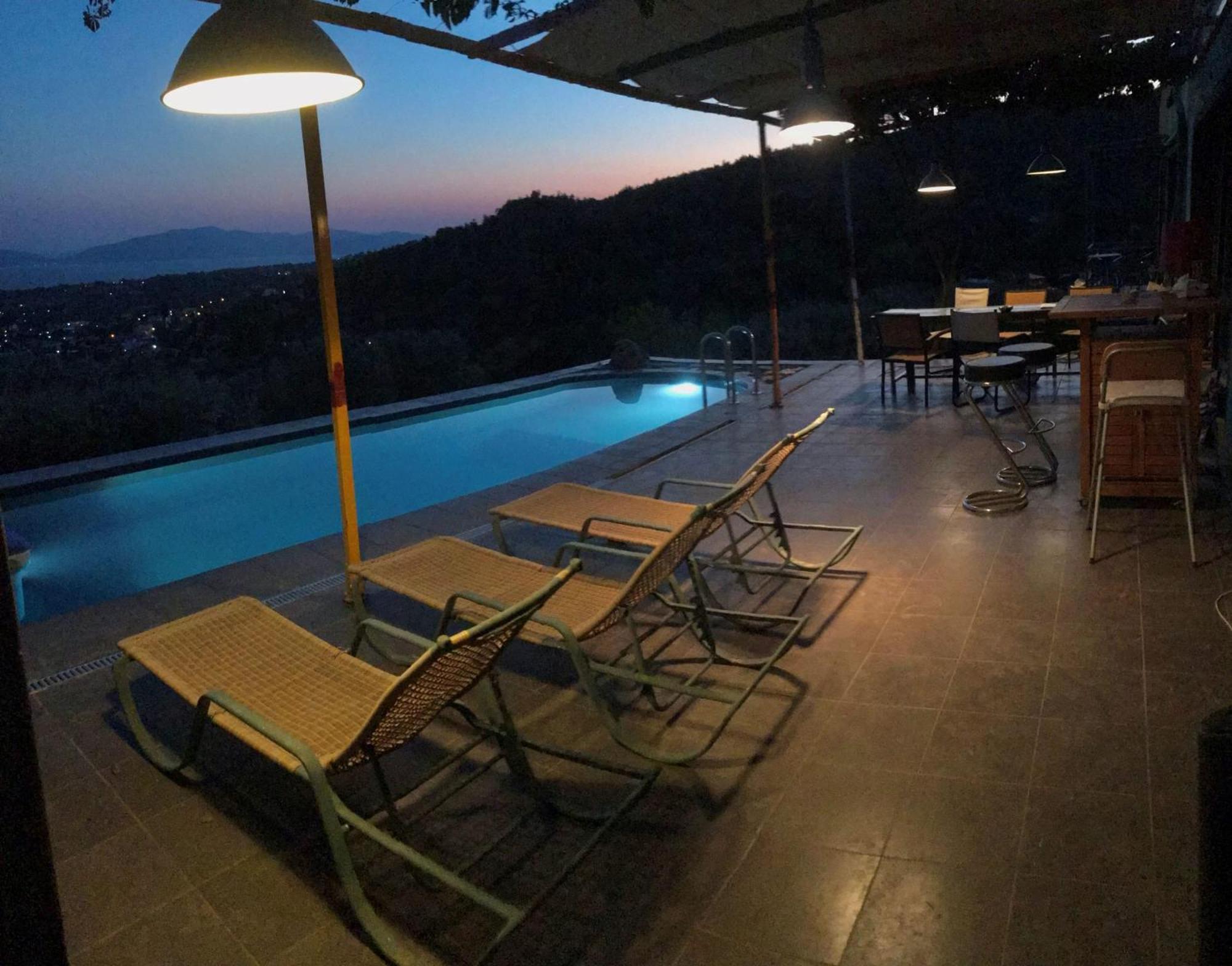 Evia Private Pool Gem - Seabliss Tranquil Oasis Villa Politika