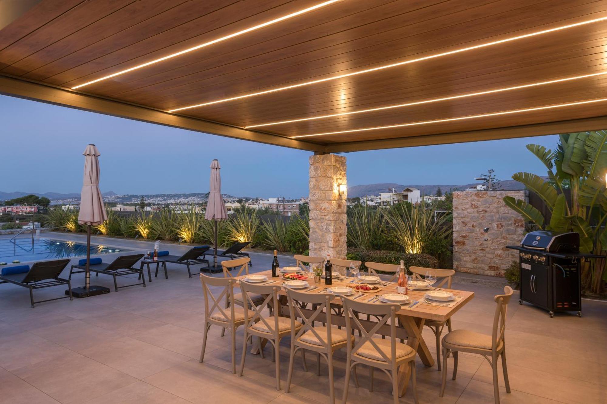 Imperium Luxury Villas-sauna, Jacuzzi, Heated Pool & Gym-chania Kato Galatas