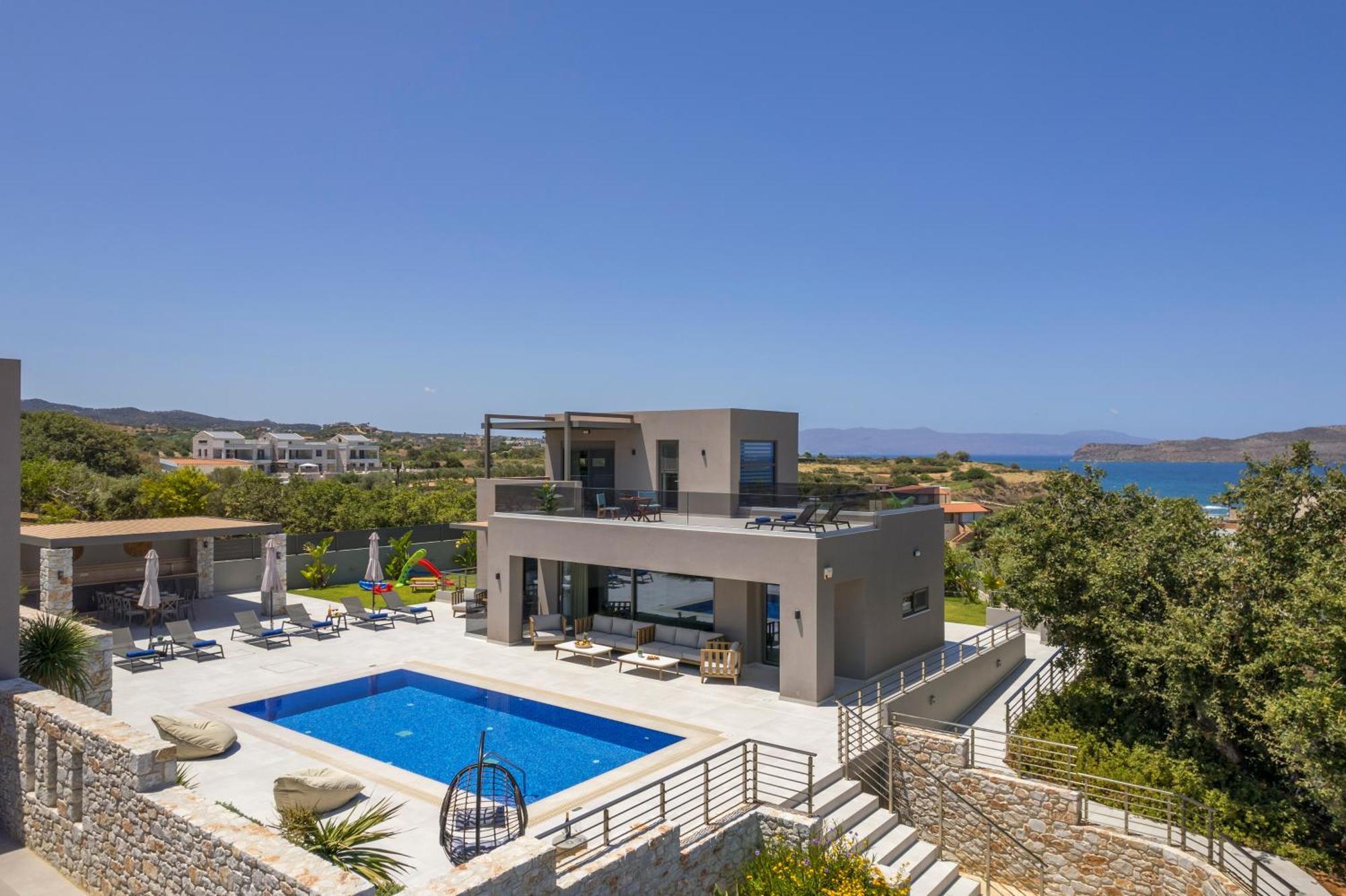 Imperium Luxury Villas-sauna, Jacuzzi, Heated Pool & Gym-chania * Kato Galatas