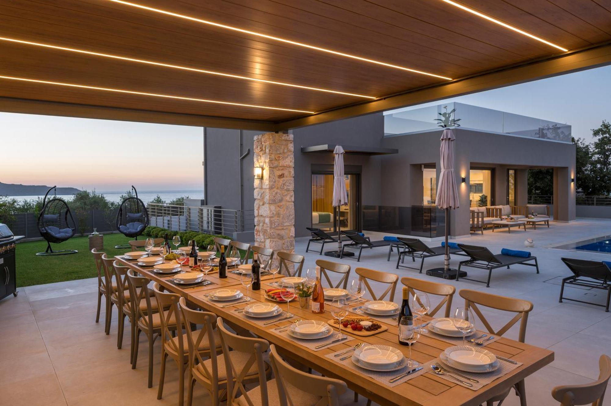 Imperium Luxury Villas-sauna, Jacuzzi, Heated Pool & Gym-chania