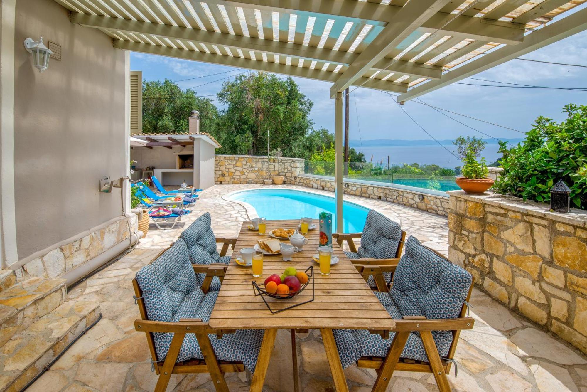 Villa Loggos Seaview With Private Pool By Konnect *