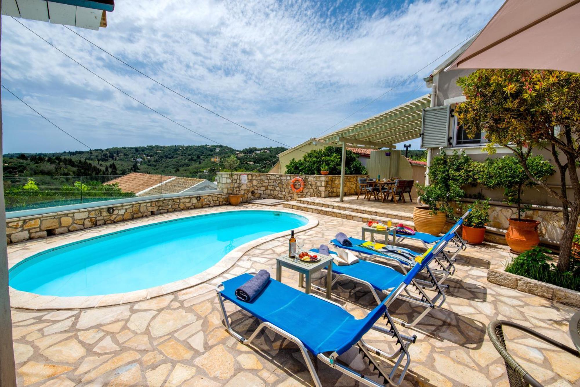 Loggos Seaview With Private Pool By Konnect