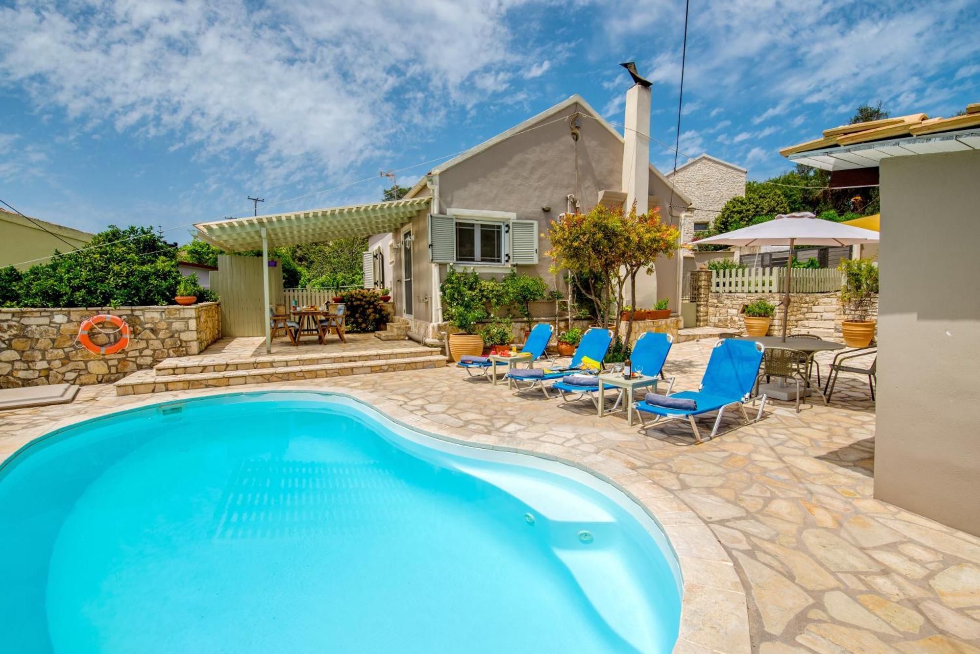 Loggos Seaview With Private Pool By Konnect *