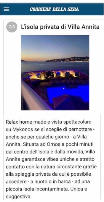 Annita On The Water With 5 Bedrooms * Mykonos Town
