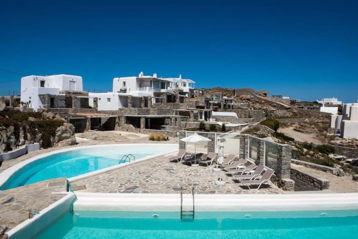 Gorgeous W Ocean Views And Shared Pools! Villa Ornos (Mykonos)