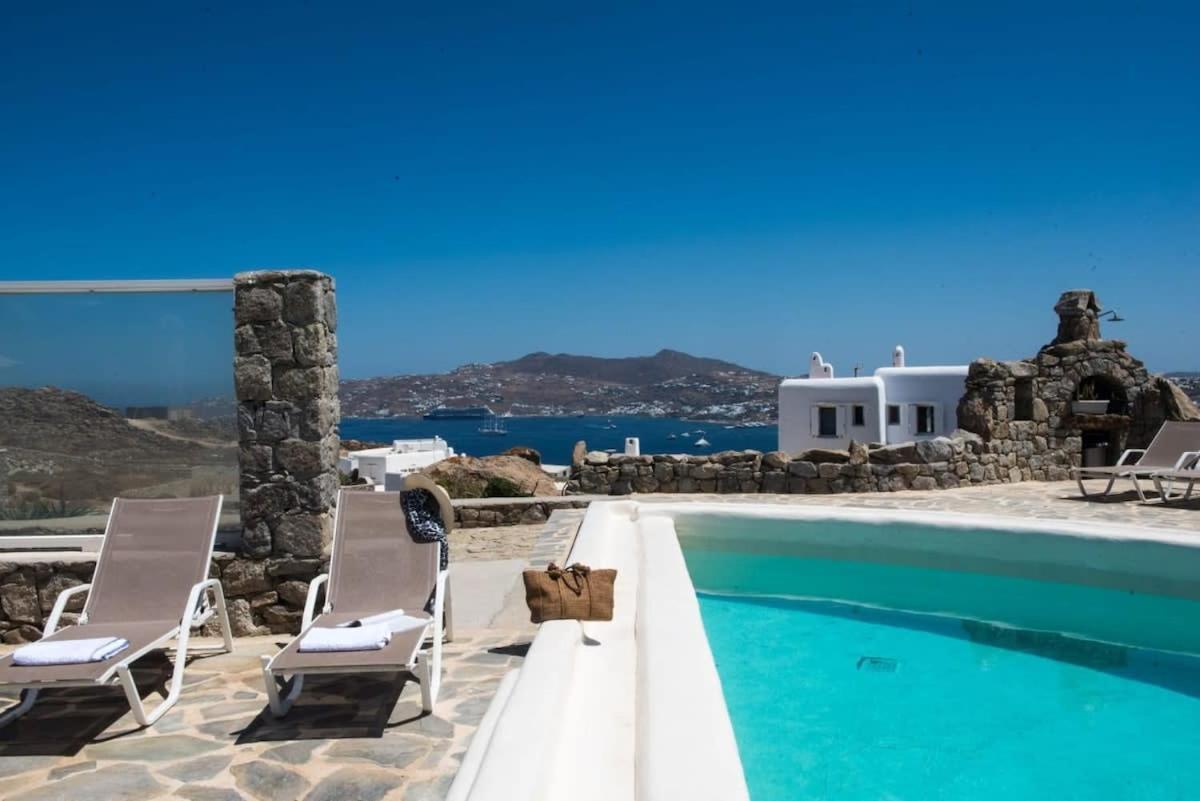 Gorgeous W Ocean Views And Shared Pools! * Ornos (Mykonos)