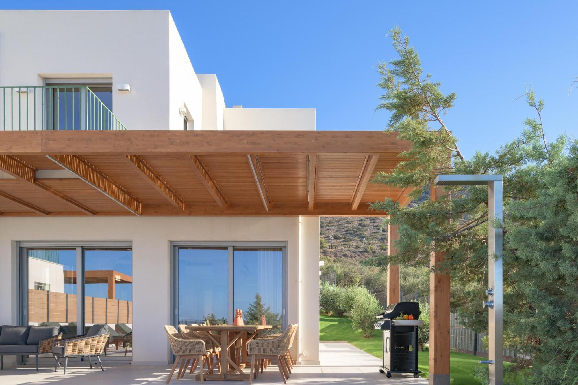 Olvios Villas, With 35m2 Pool & Seaviews, By Thinkvilla Heraklion (Crete)