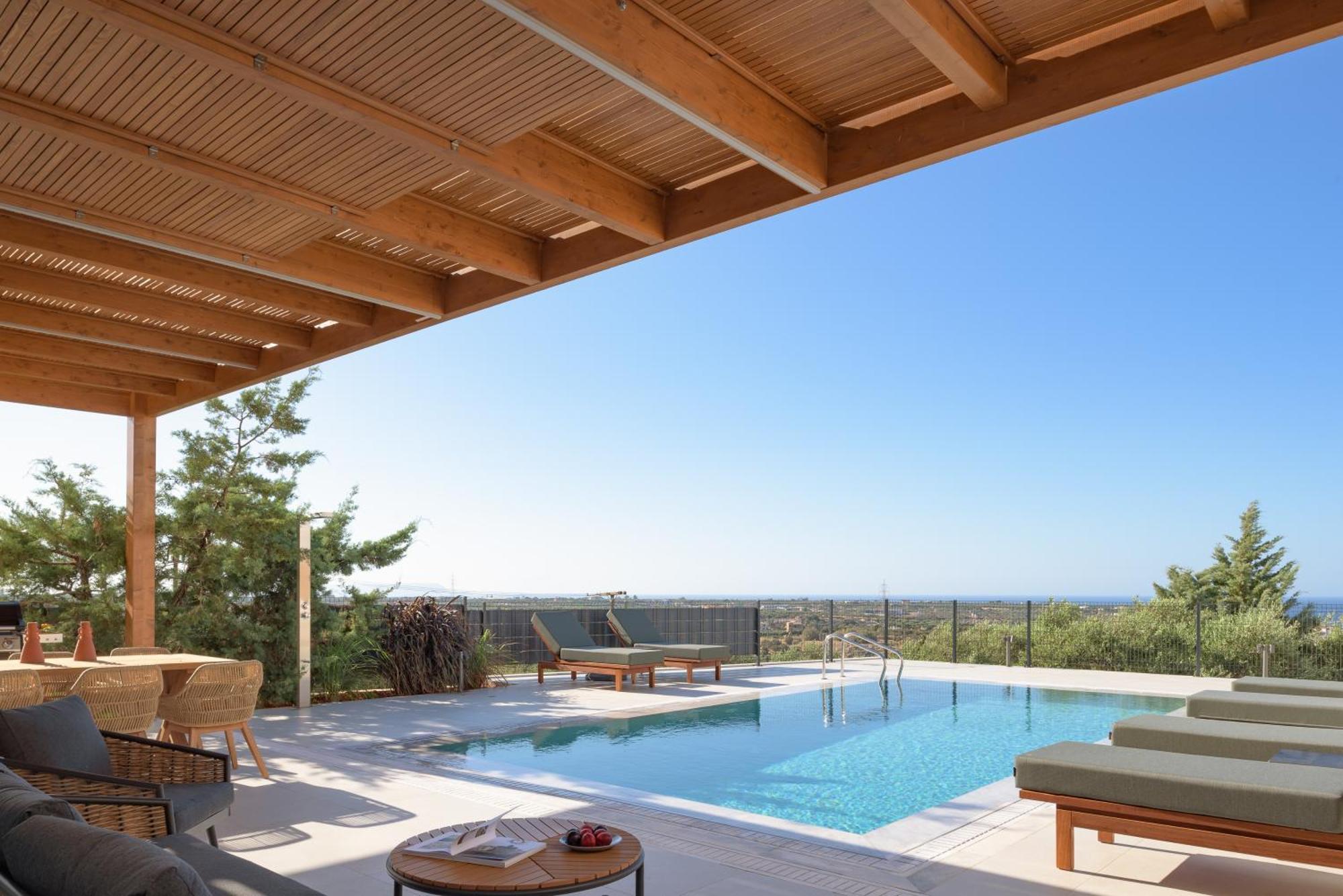 Olvios Villas, With 35m2 Pool & Seaviews, By Thinkvilla Villa *