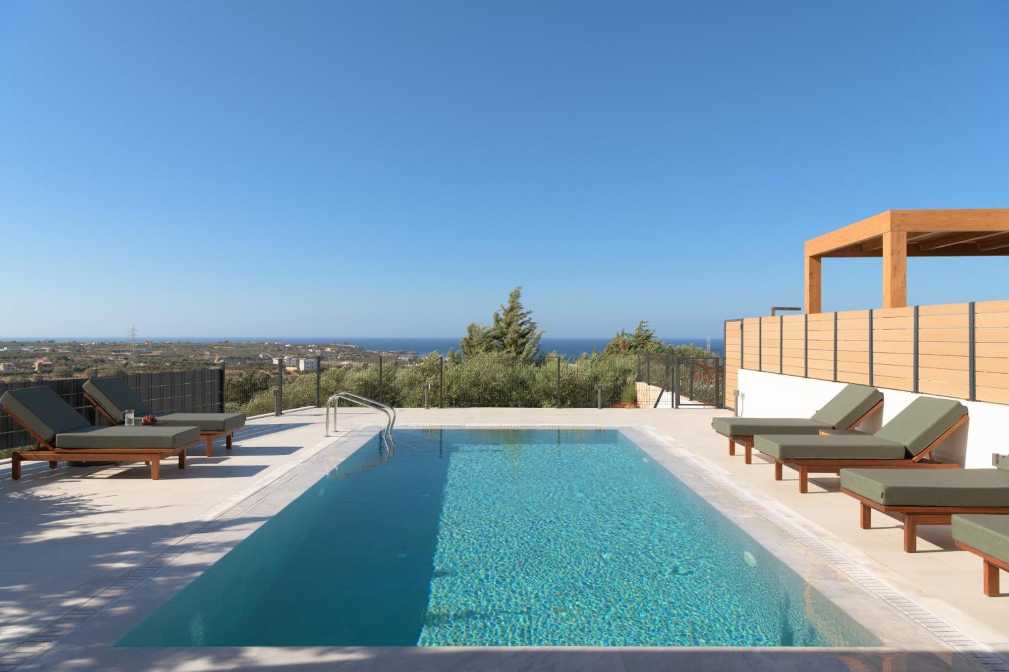 Olvios Villas, With 35m2 Pool & Seaviews, By Thinkvilla *