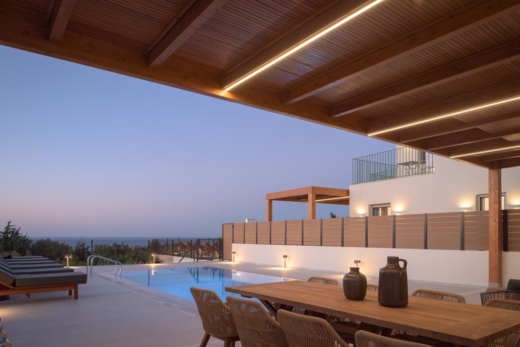 Olvios Villas, With 35m2 Pool & Seaviews, By Thinkvilla * Heraklion (Crete)