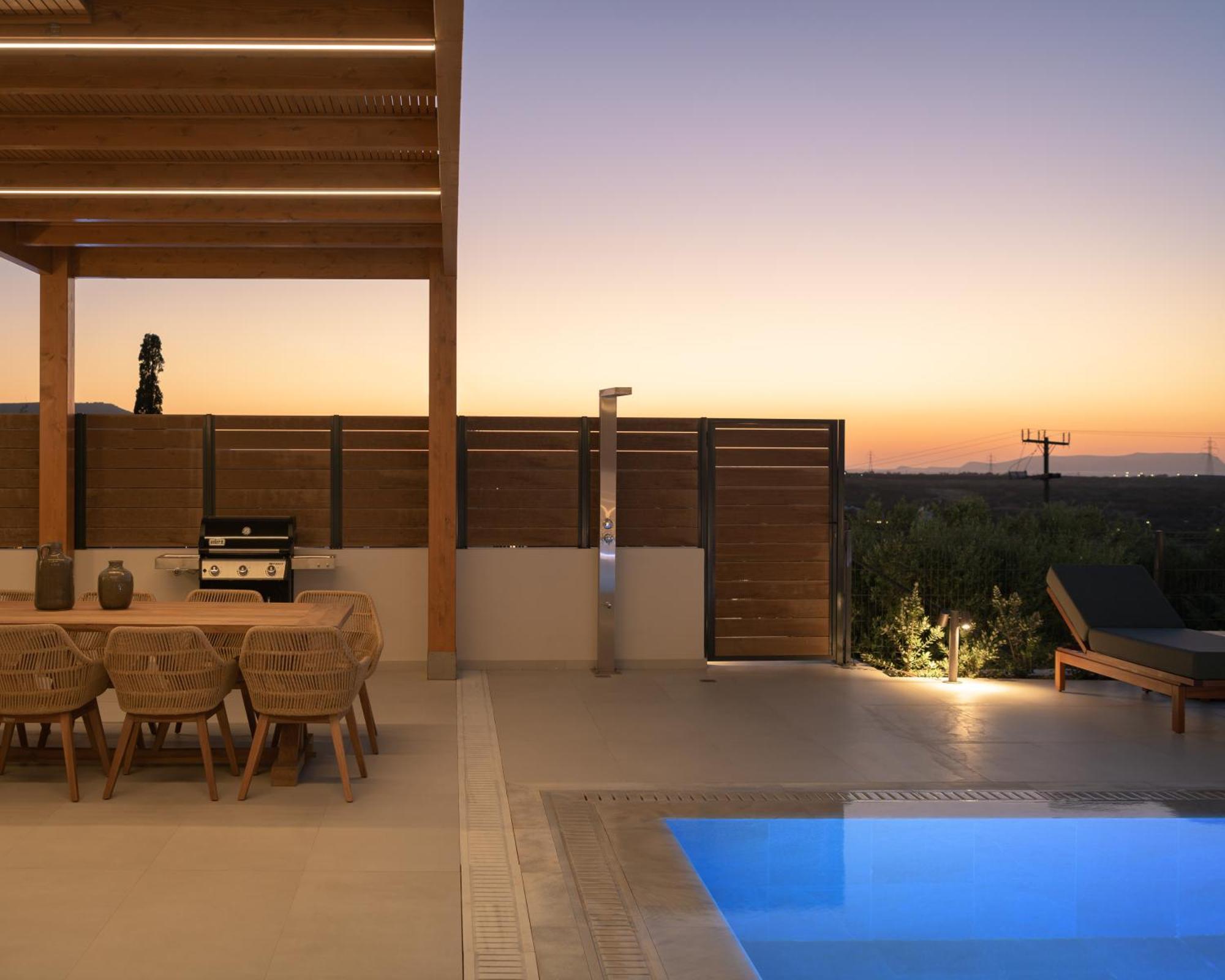 Olvios Villas, With 35m2 Pool & Seaviews, By Thinkvilla Heraklion (Crete)