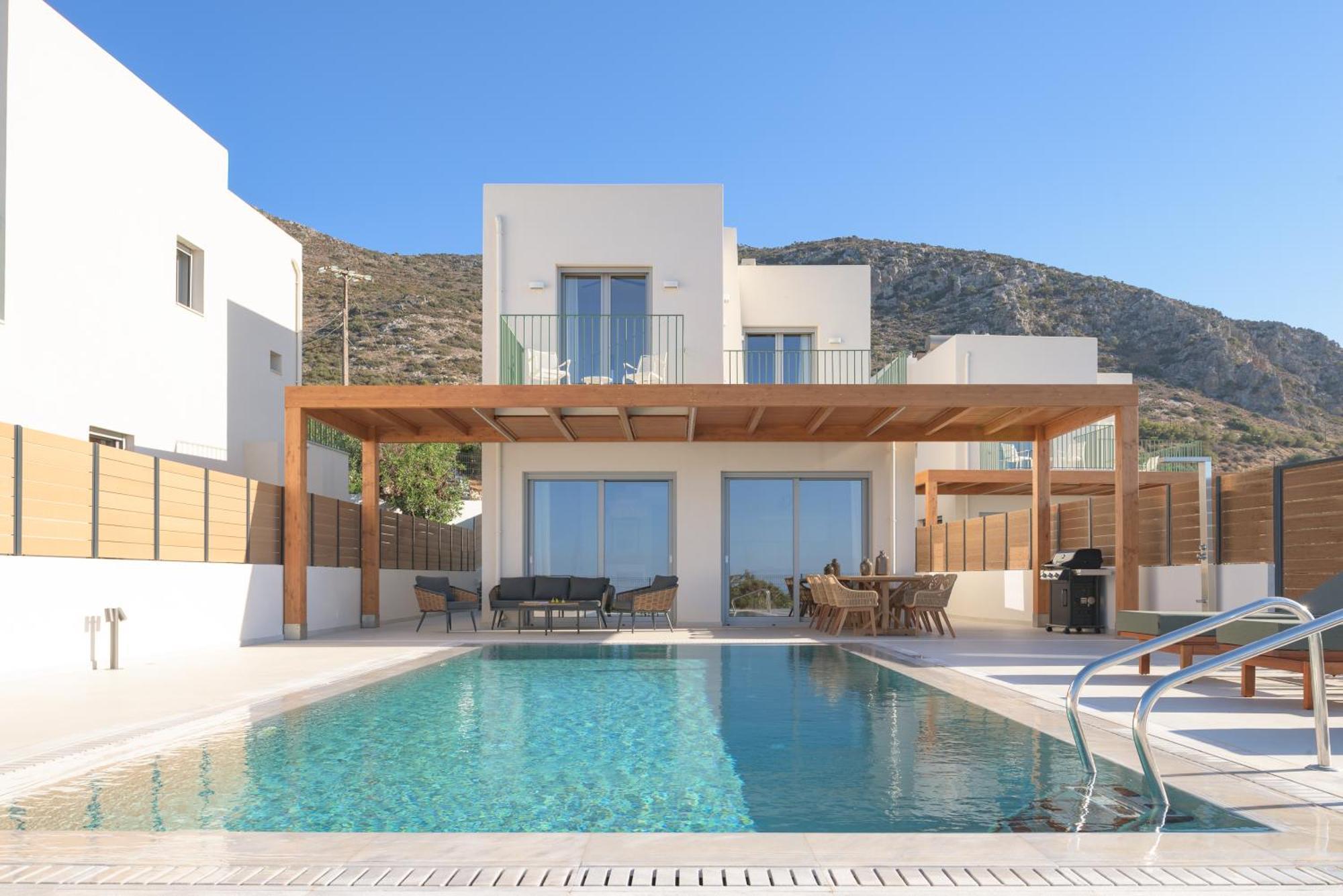 Olvios Villas, With 35m2 Pool & Seaviews, By Thinkvilla * Heraklion (Crete)