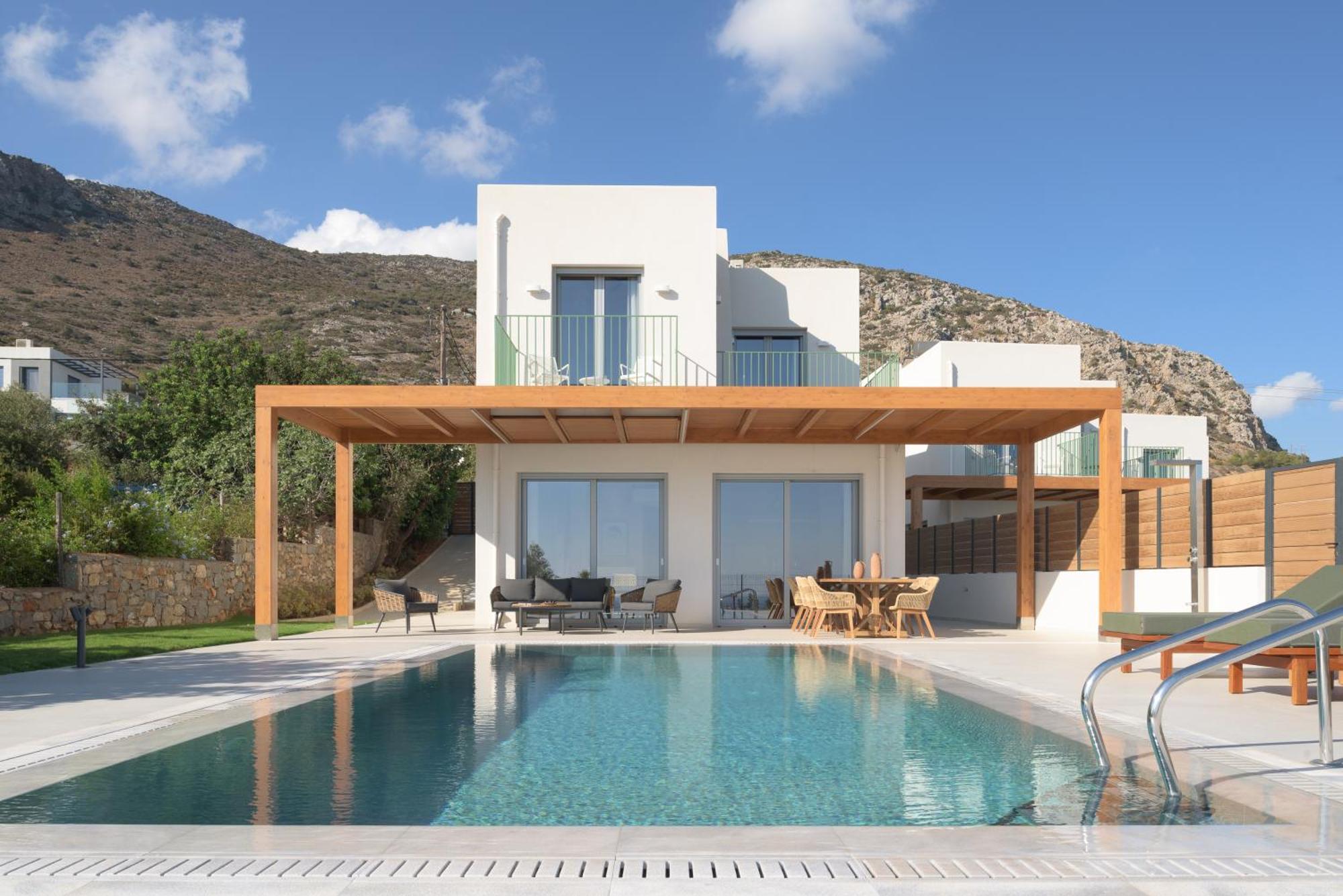 Olvios Villas, With 35m2 Pool & Seaviews, By Thinkvilla * Heraklion (Crete)