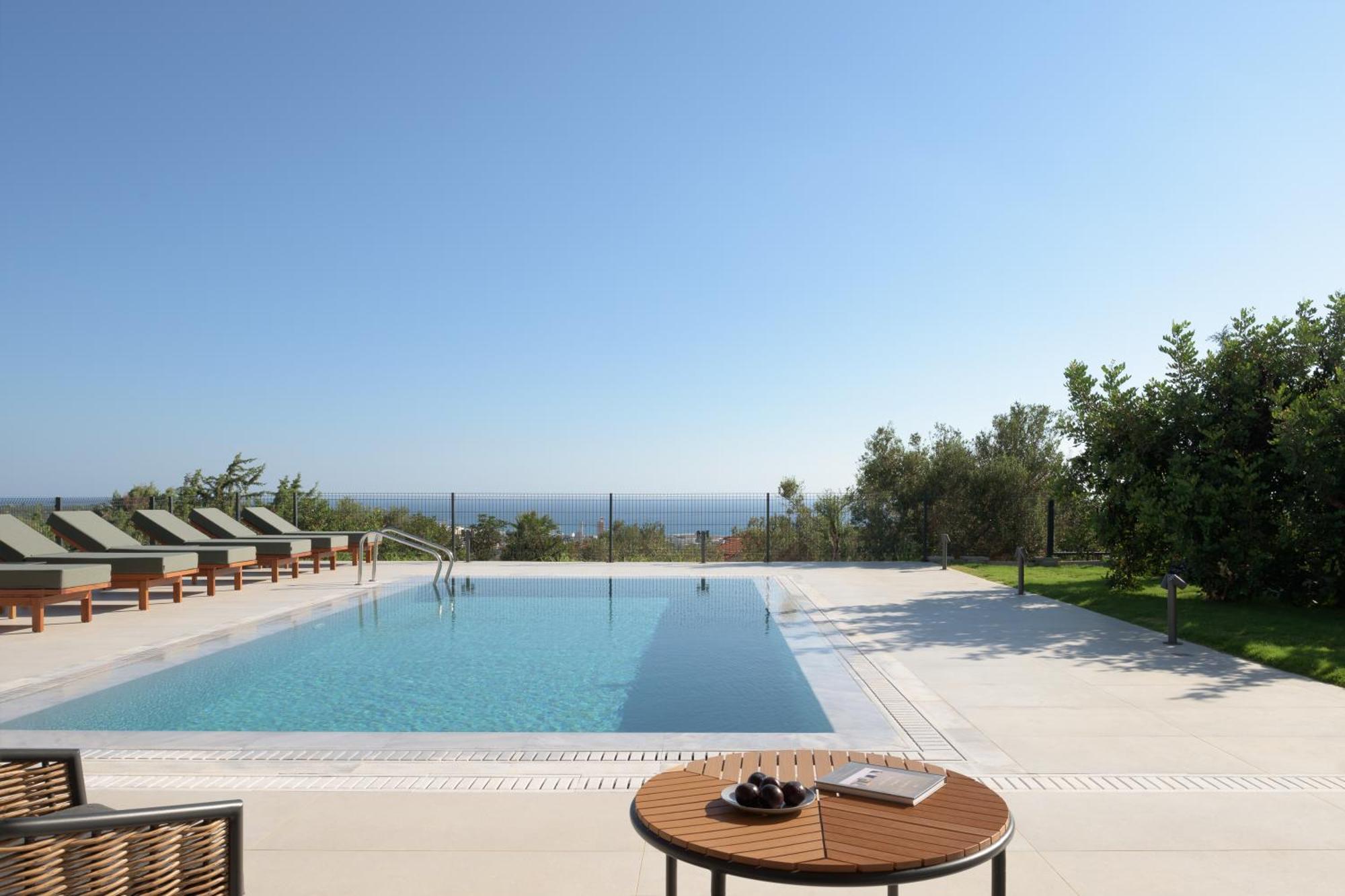 Villa Olvios Villas, With 35m2 Pool & Seaviews, By Thinkvilla Heraklion (Crete)