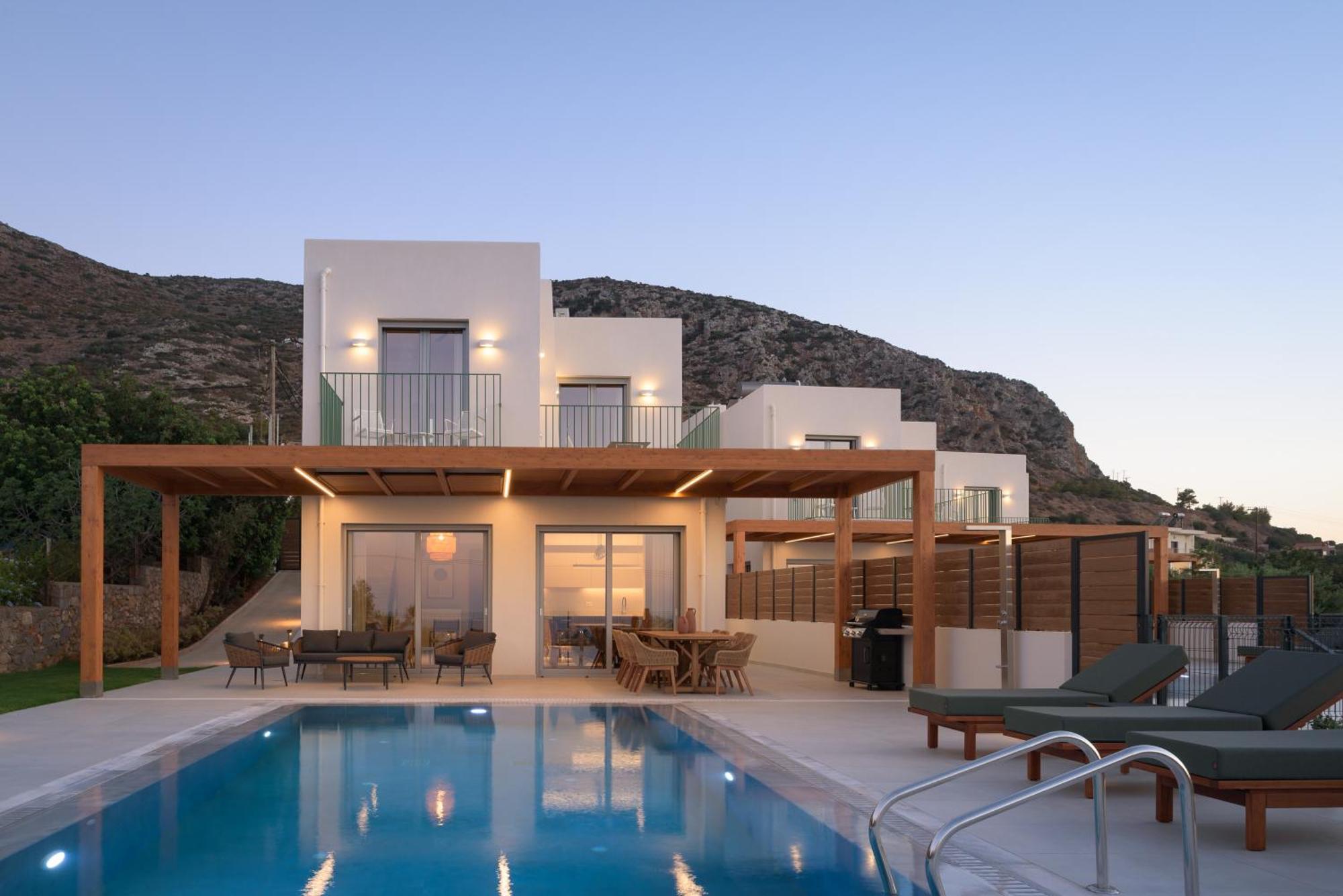 Olvios Villas, With 35m2 Pool & Seaviews, By Thinkvilla * Heraklion (Crete)