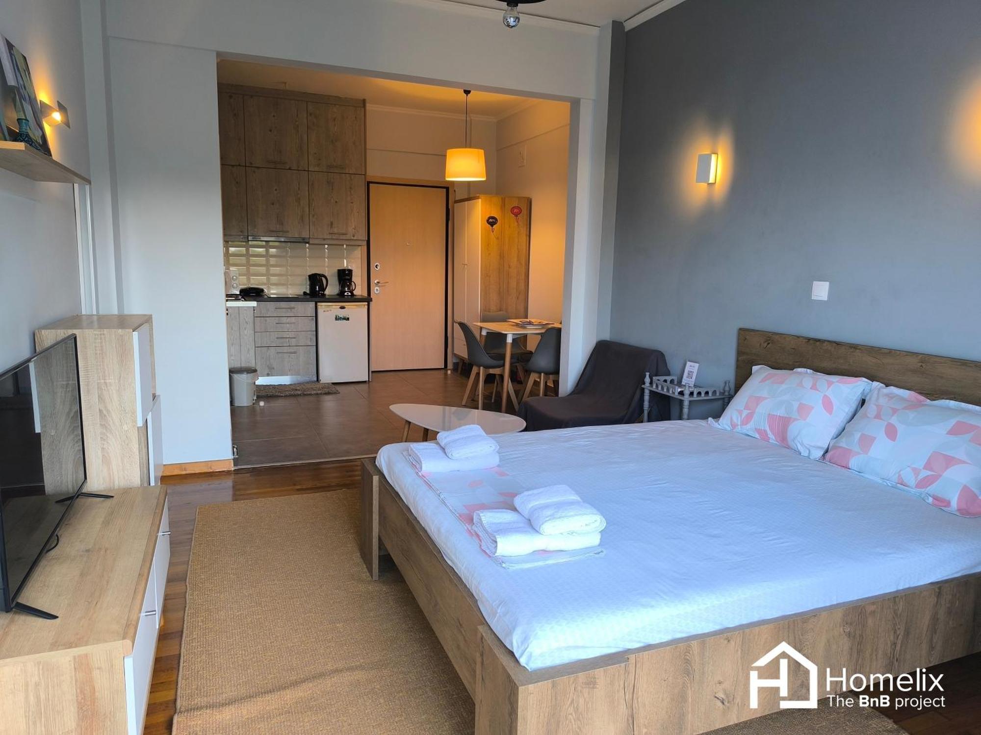 30m² Cosy With Panoramic Sea View Chalkida