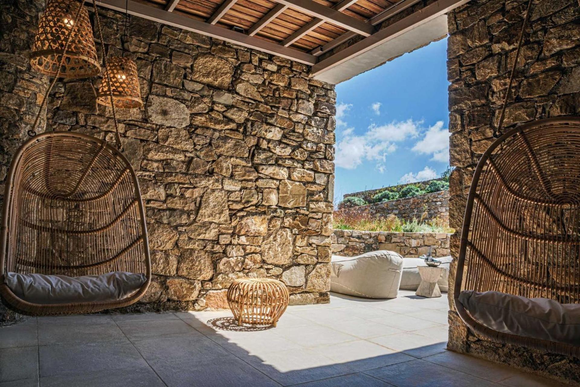 Splendid Mykonos Villa Villa Agape 5 Bedrooms Private Pool With Stunning Sea Views Outdoor Lounge Dining Area Hot Tub Kalafatis Villa