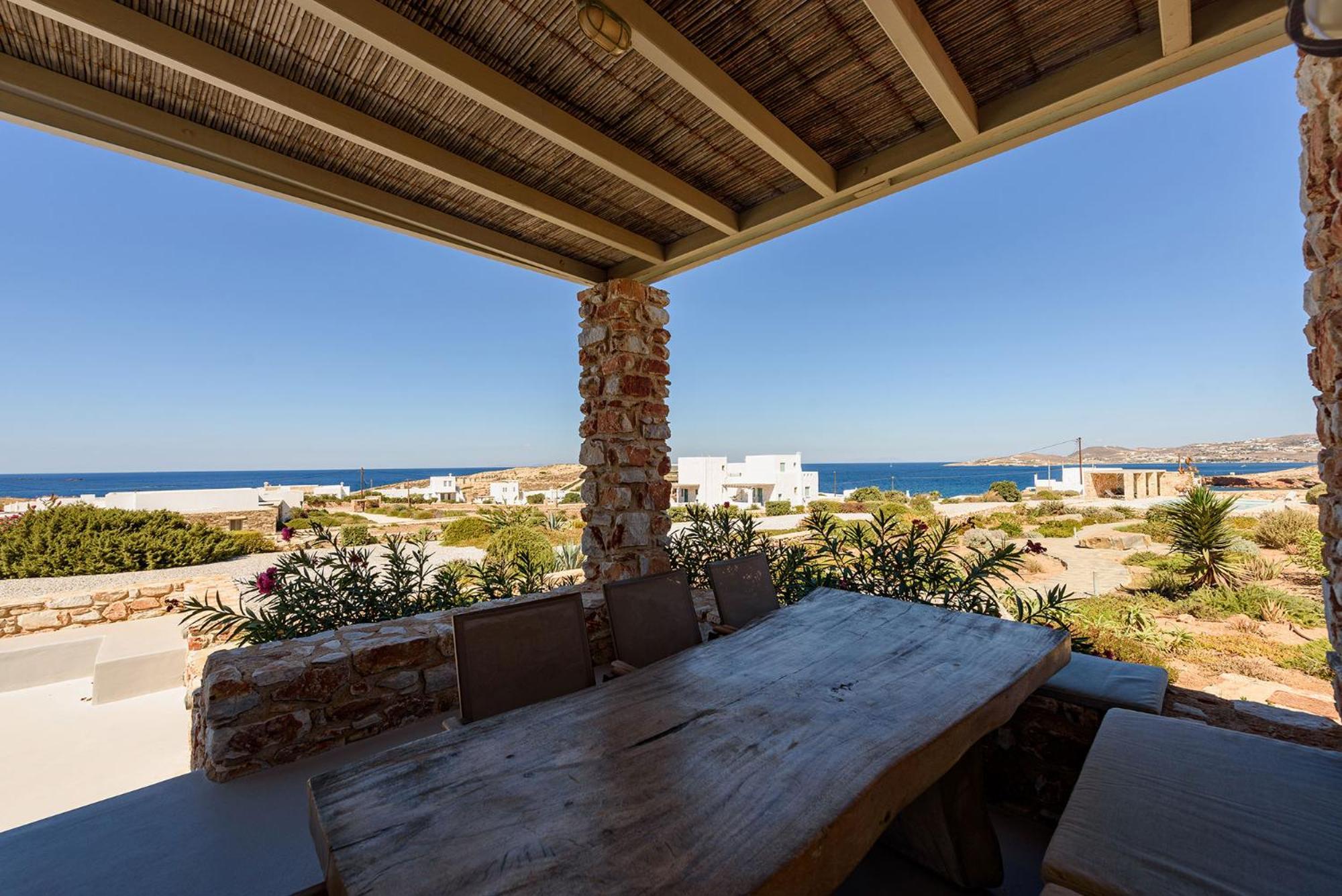 Seaside With Hot Tub, Vineyard, Shared Pool And View Parikia (Paros)