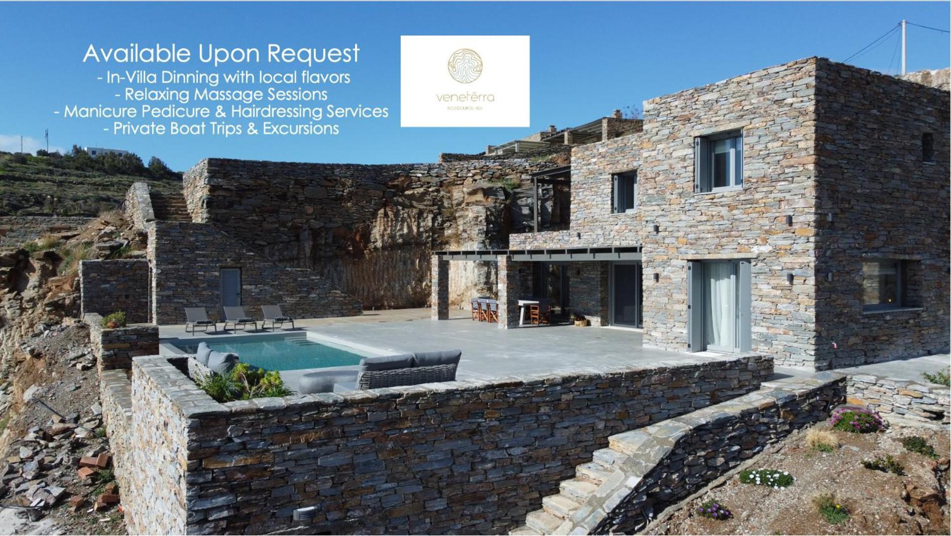 Villa Veneterra-pool-seaview-conciergeservices Koundouros