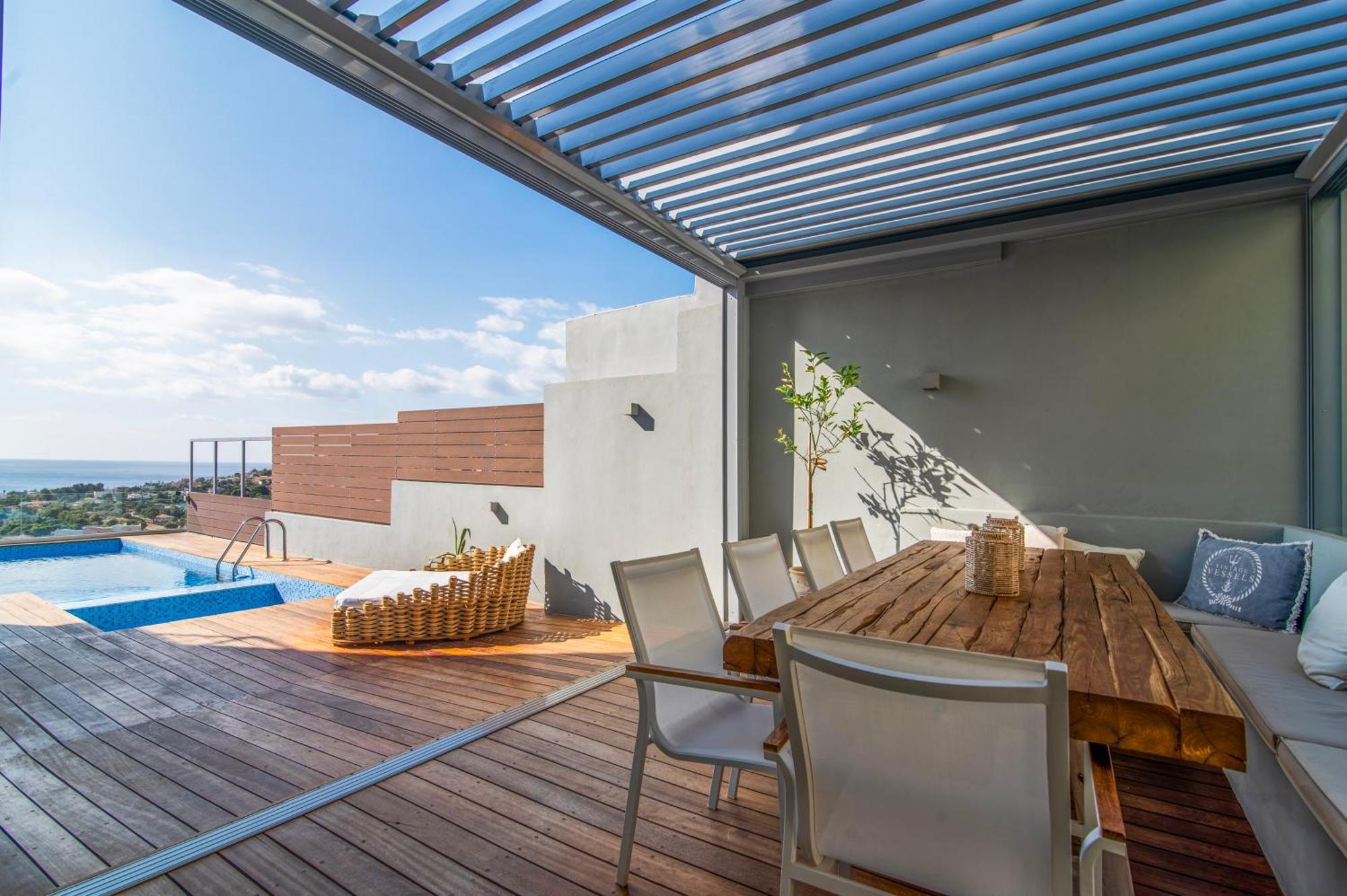 Azzura With Sea View & Private Pool At Athens Riviera Agia Marina (Attica)