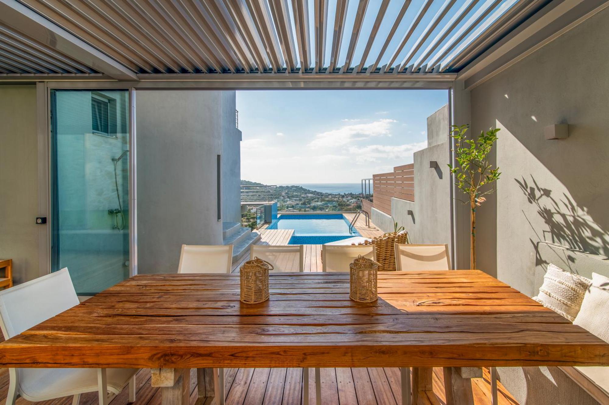 Azzura With Sea View & Private Pool At Athens Riviera *
