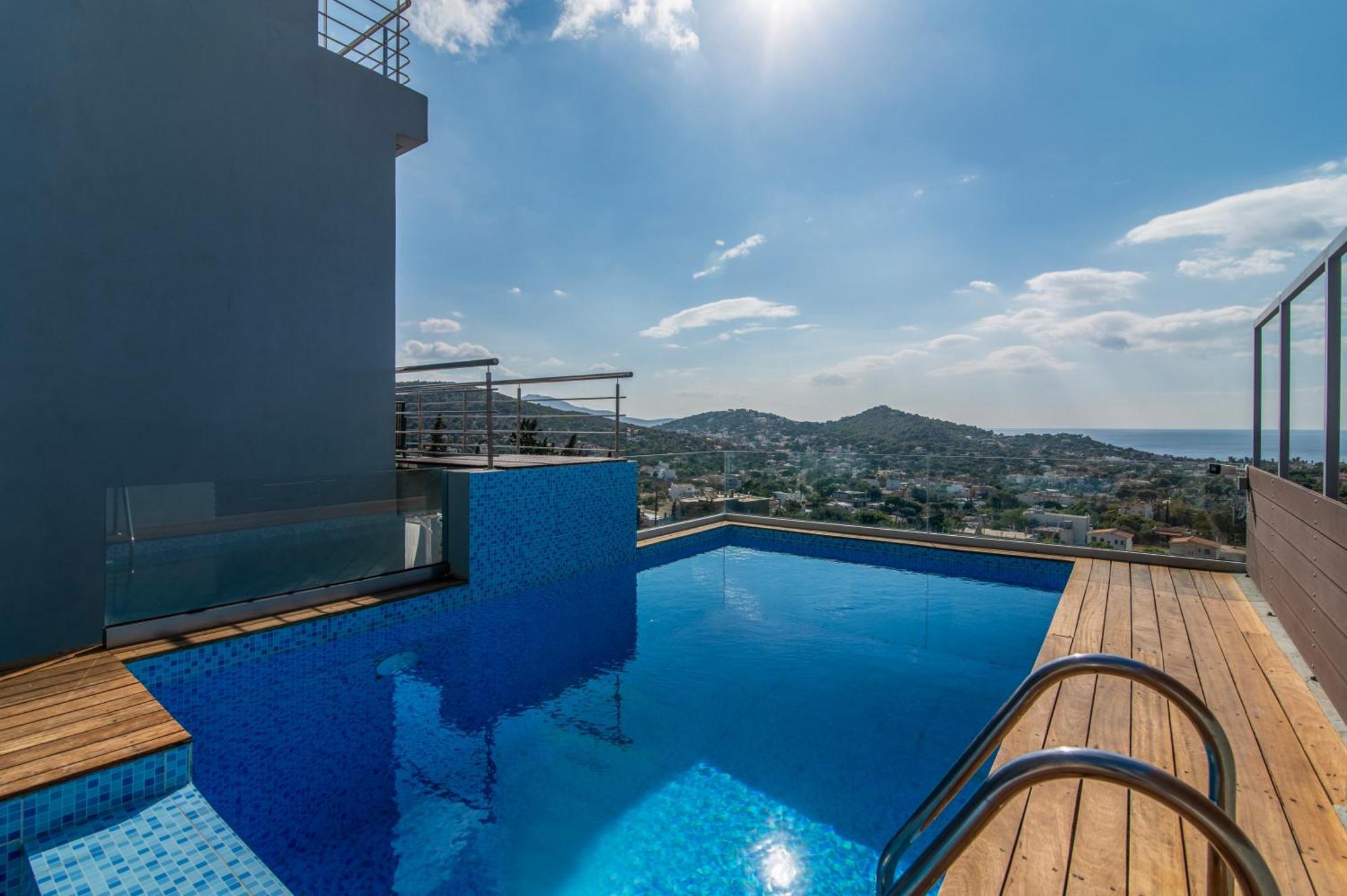 Azzura With Sea View & Private Pool At Athens Riviera Apartment *