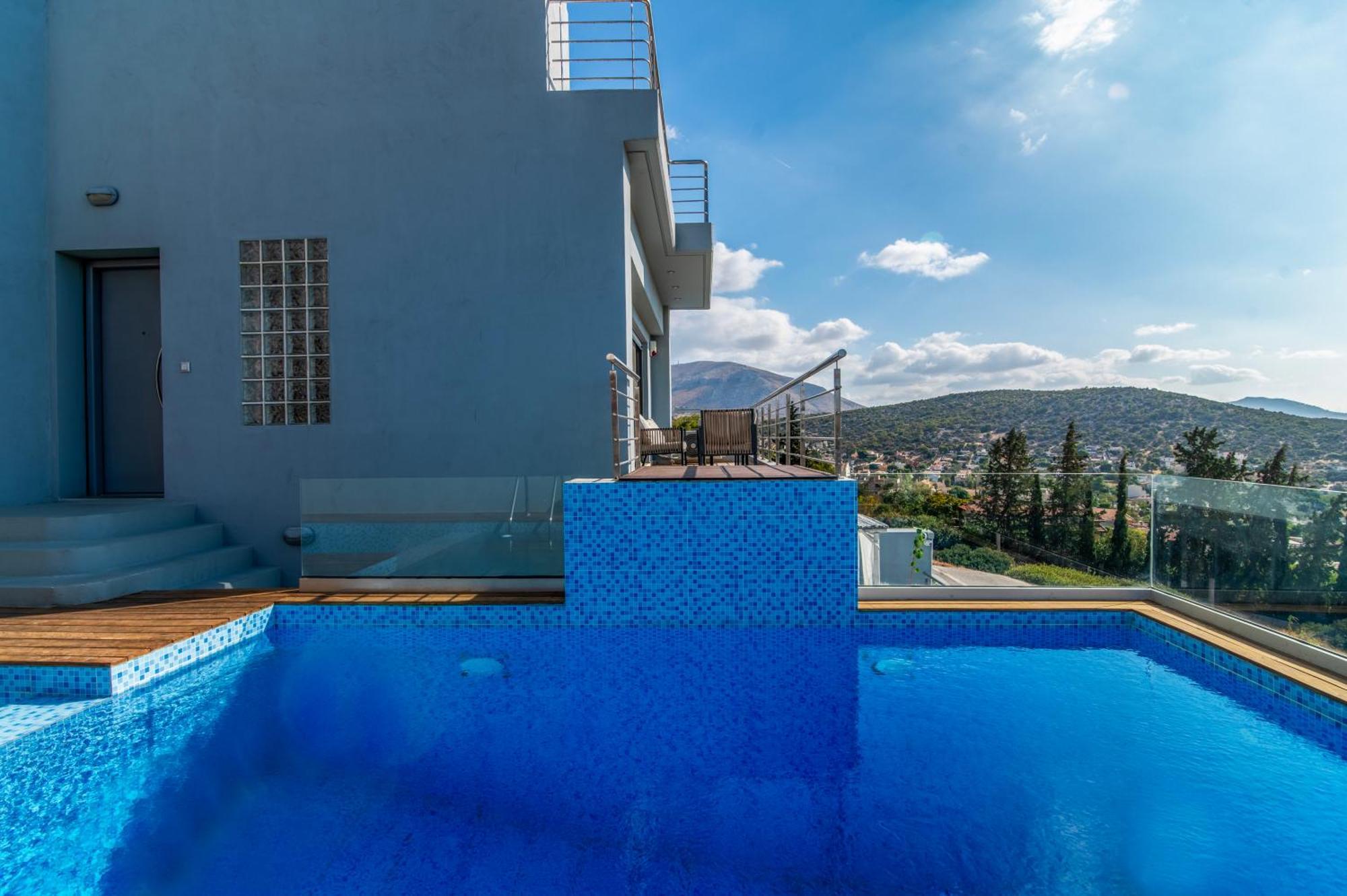 Azzura With Sea View & Private Pool At Athens Riviera Apartment Agia Marina (Attica)