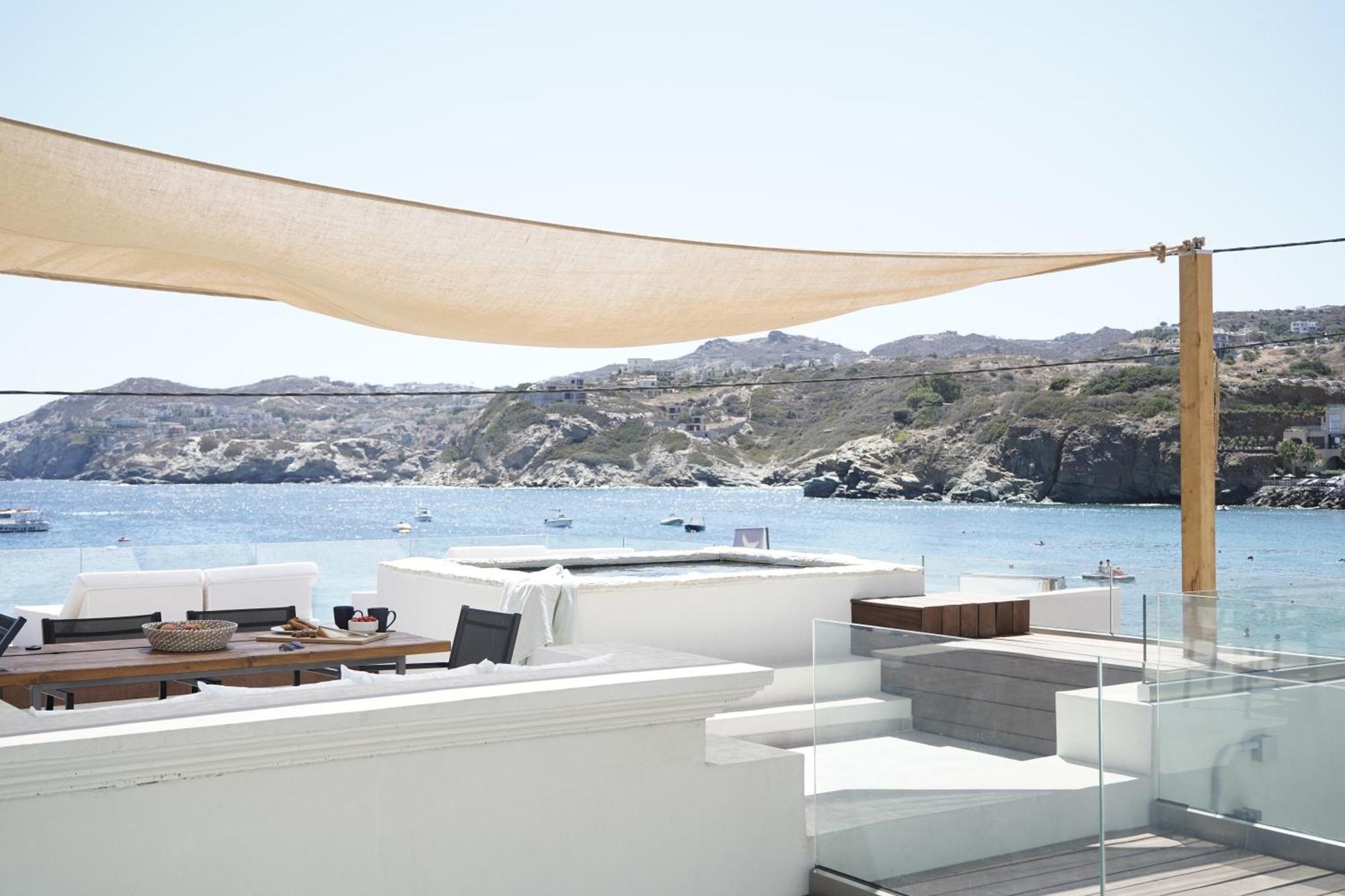 Theasis Beachfront With Terrace Seconds From The By Hospi Agia Pelagia (Crete)