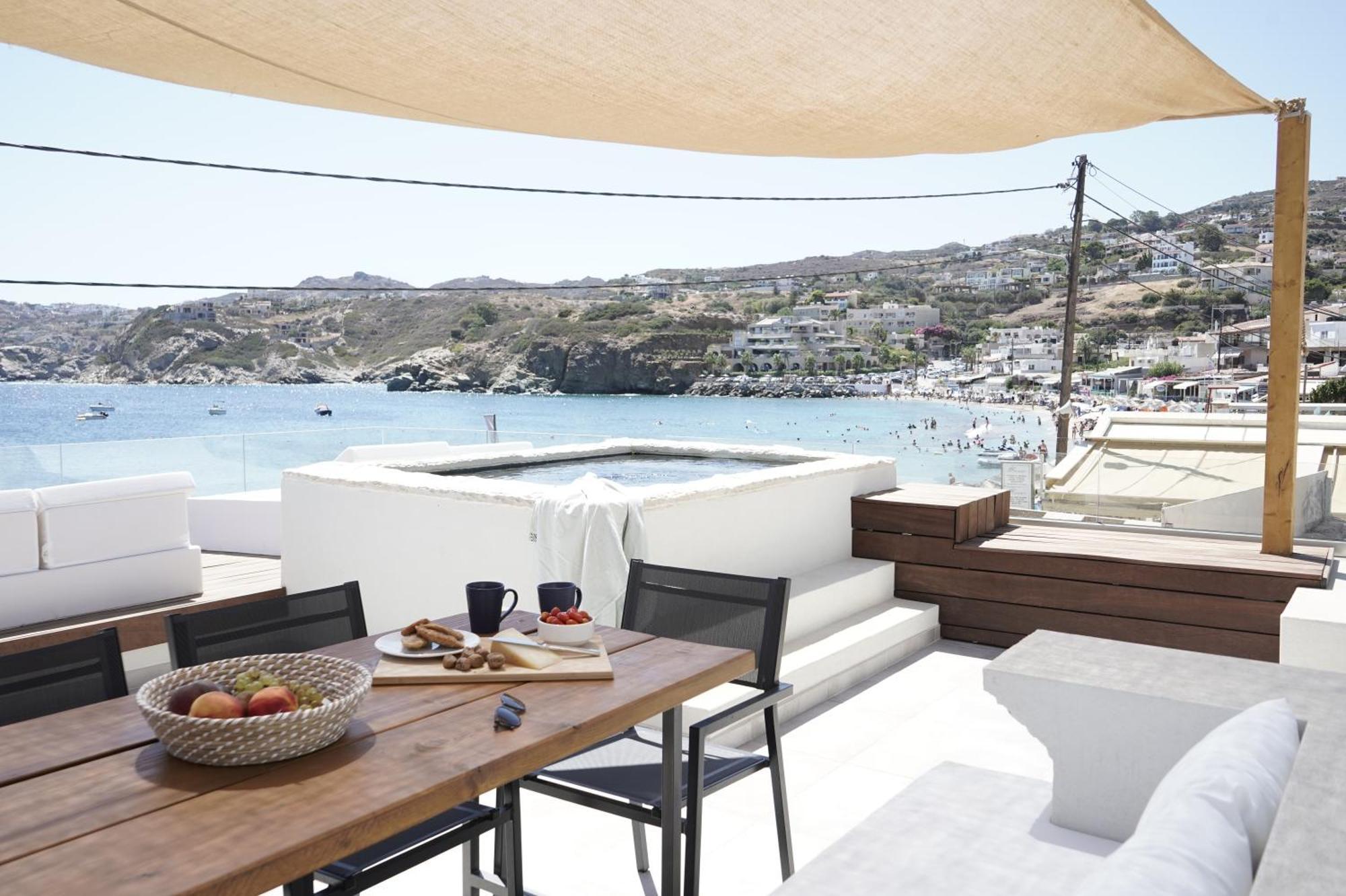 Theasis Beachfront With Terrace Seconds From The By Hospi * Agia Pelagia (Crete)