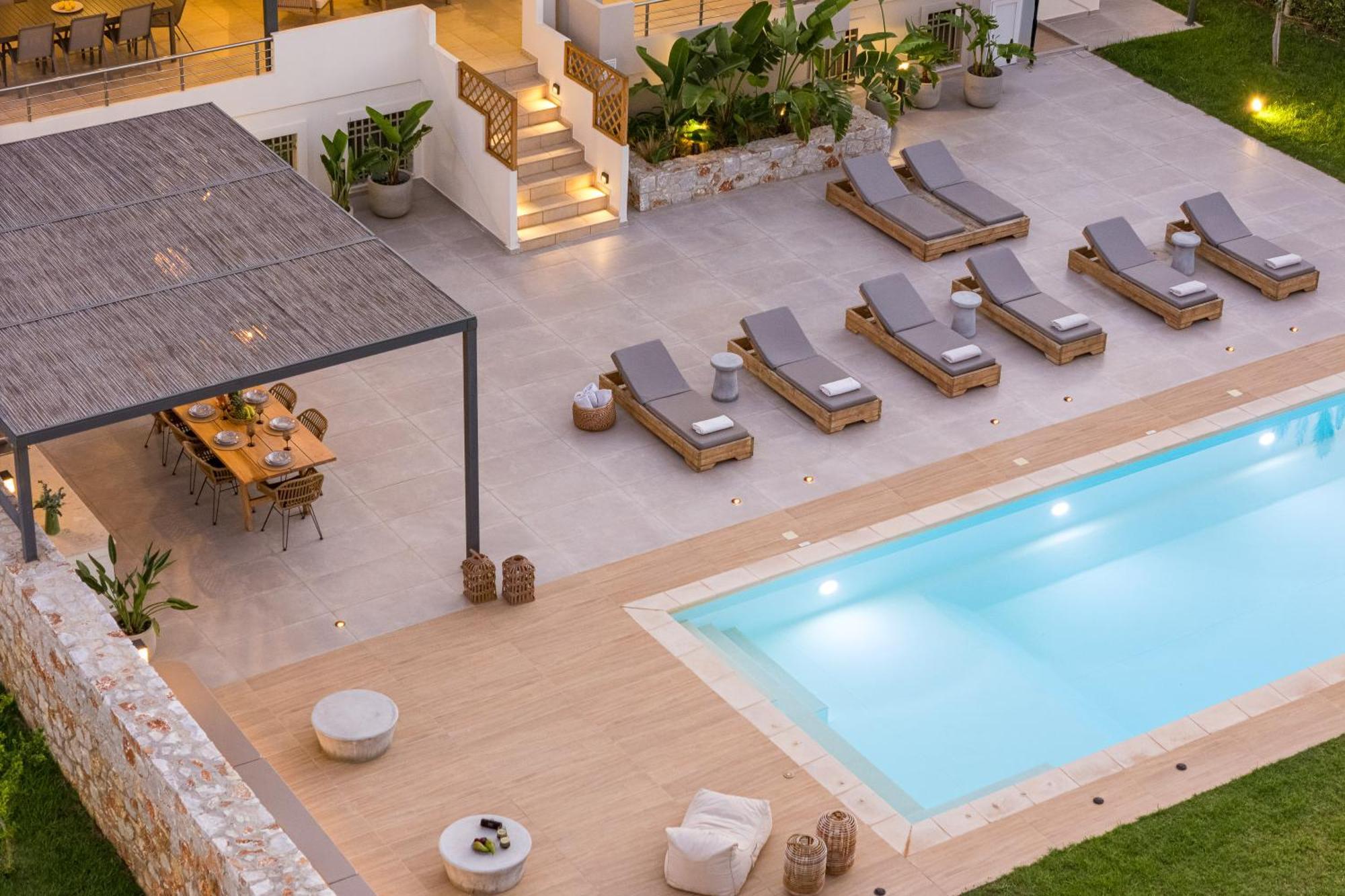 Quiet Aviana,garden, Heated Pool,bbq,jacuzzi Villa Gerani (Chania)