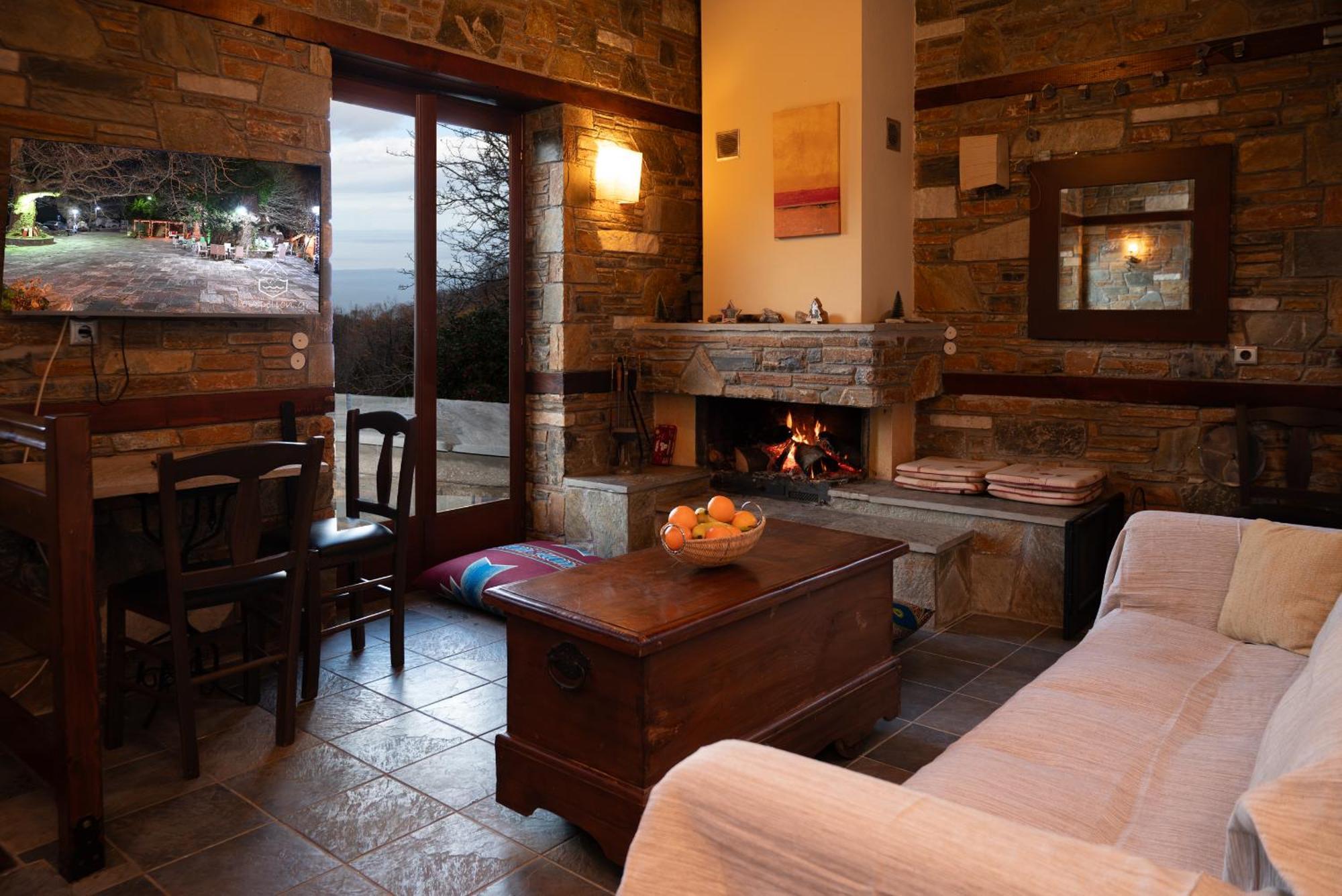 Forest, Sea, Stone, Junior Holiday home Tsagarada