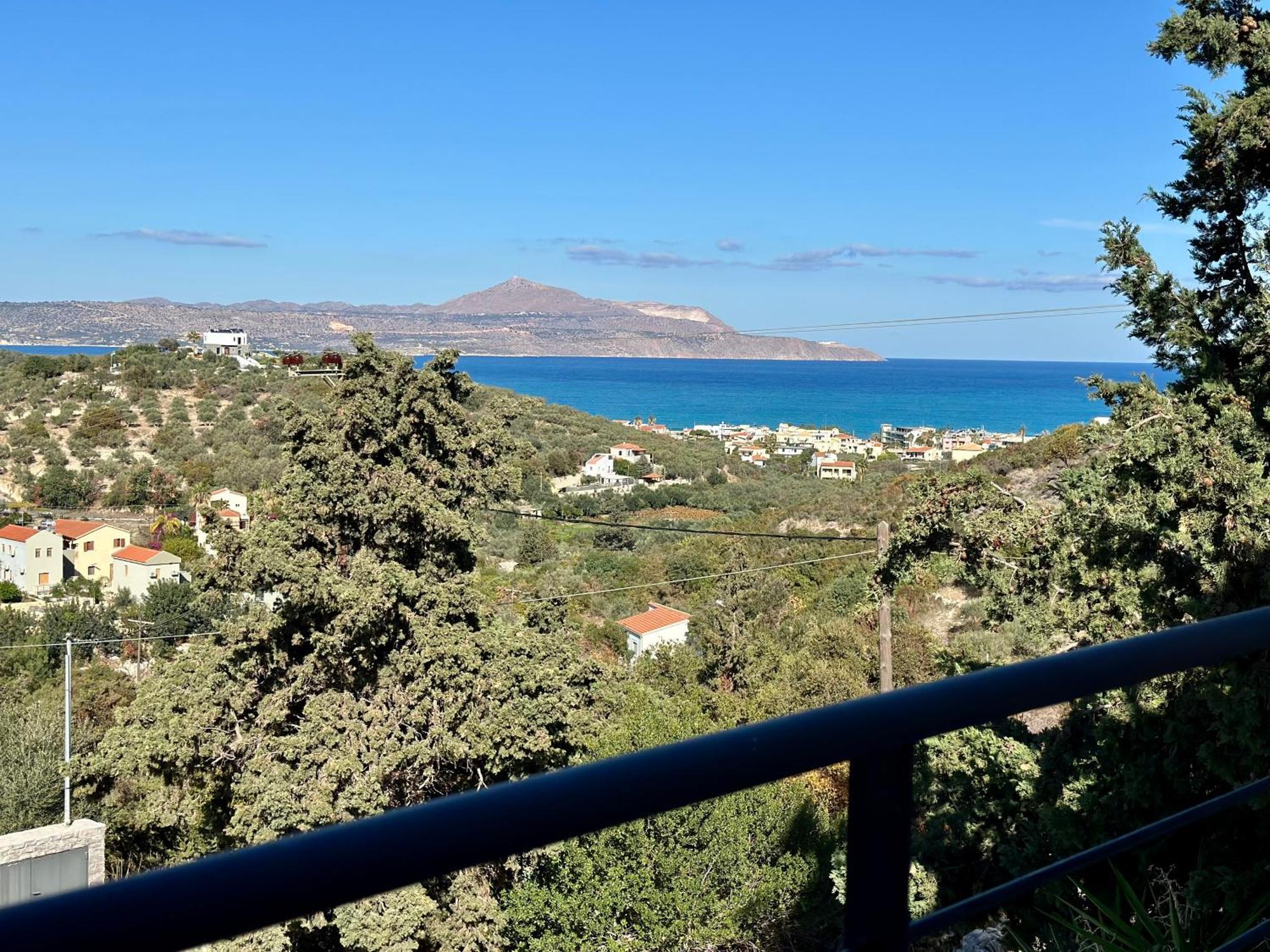Sunray Sea And Mountain View Almyrida (Crete)