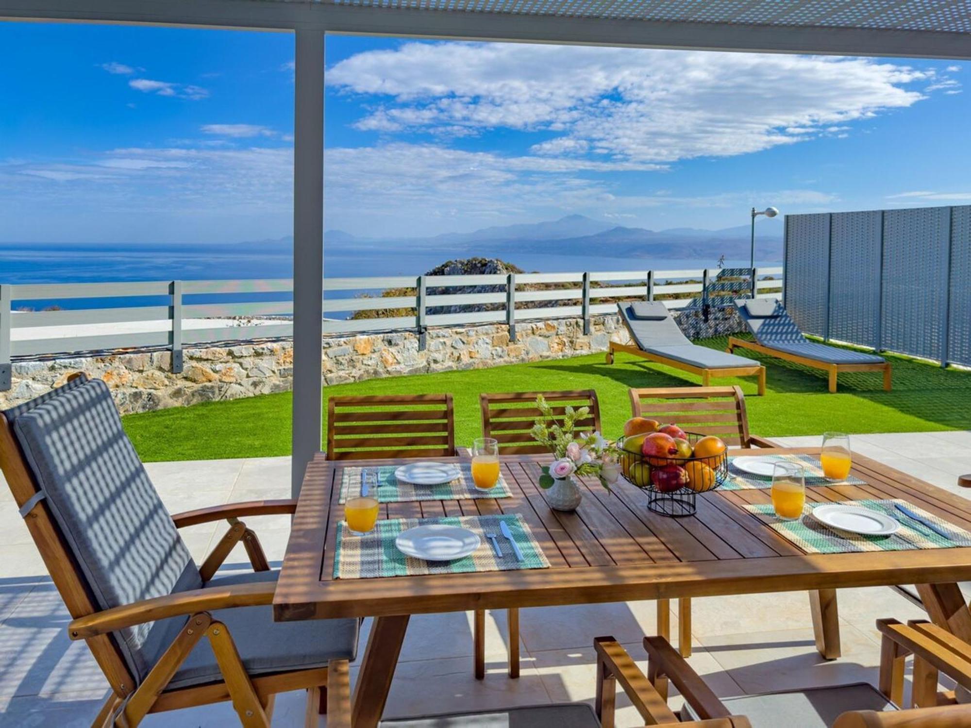 Gianna's Panoramic Seaview Twin With Pool 2 Villa Kefalas