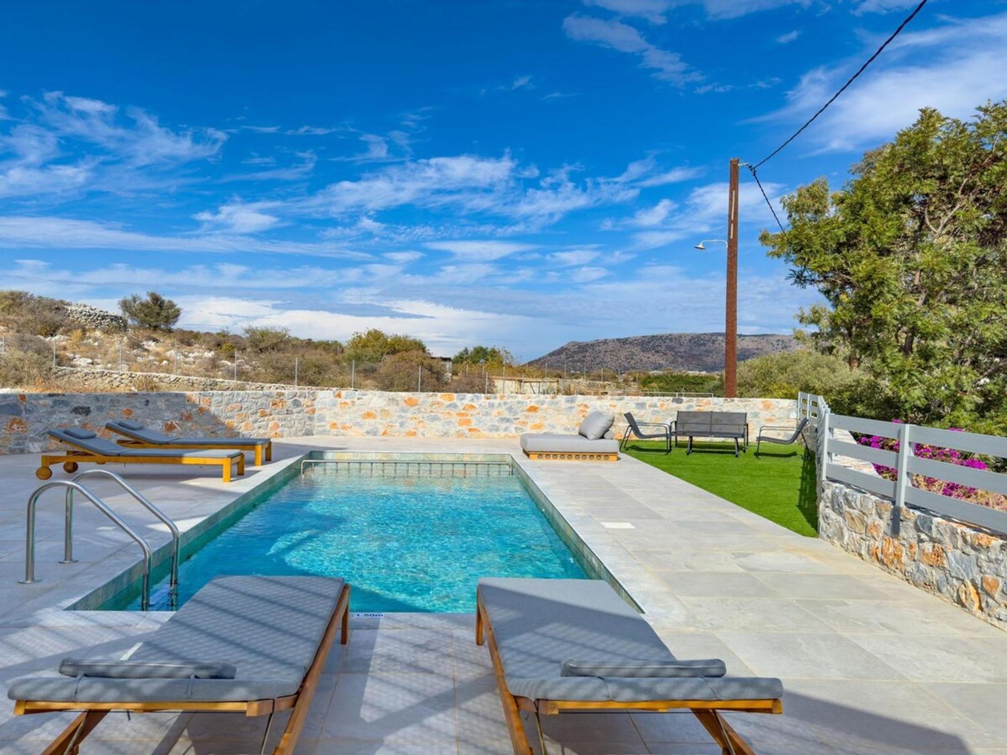 Gianna's Panoramic Seaview Twin With Pool 2 Villa Kefalas
