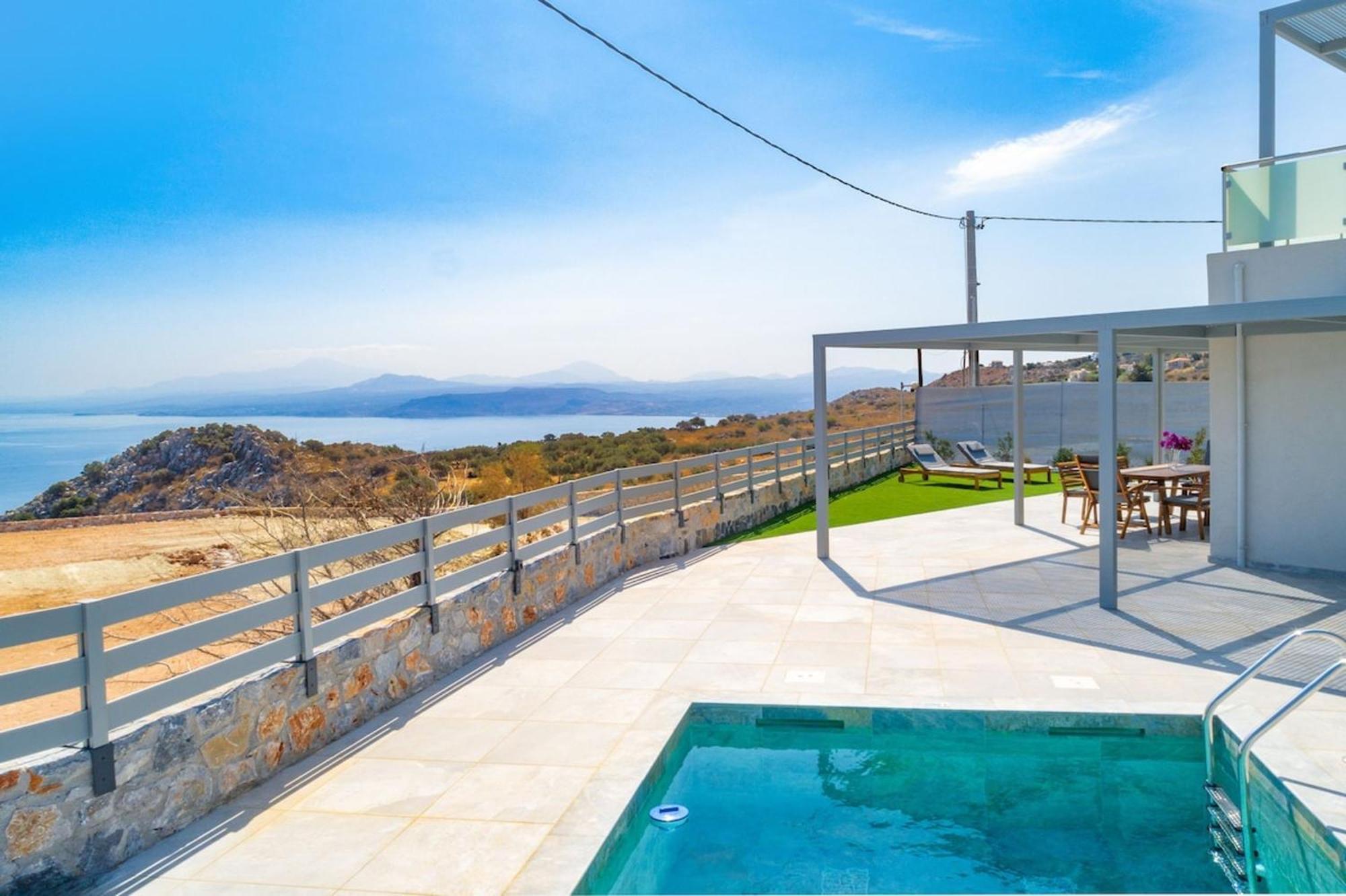 Gianna's Panoramic Seaview Twin With Pool 2 * Kefalas