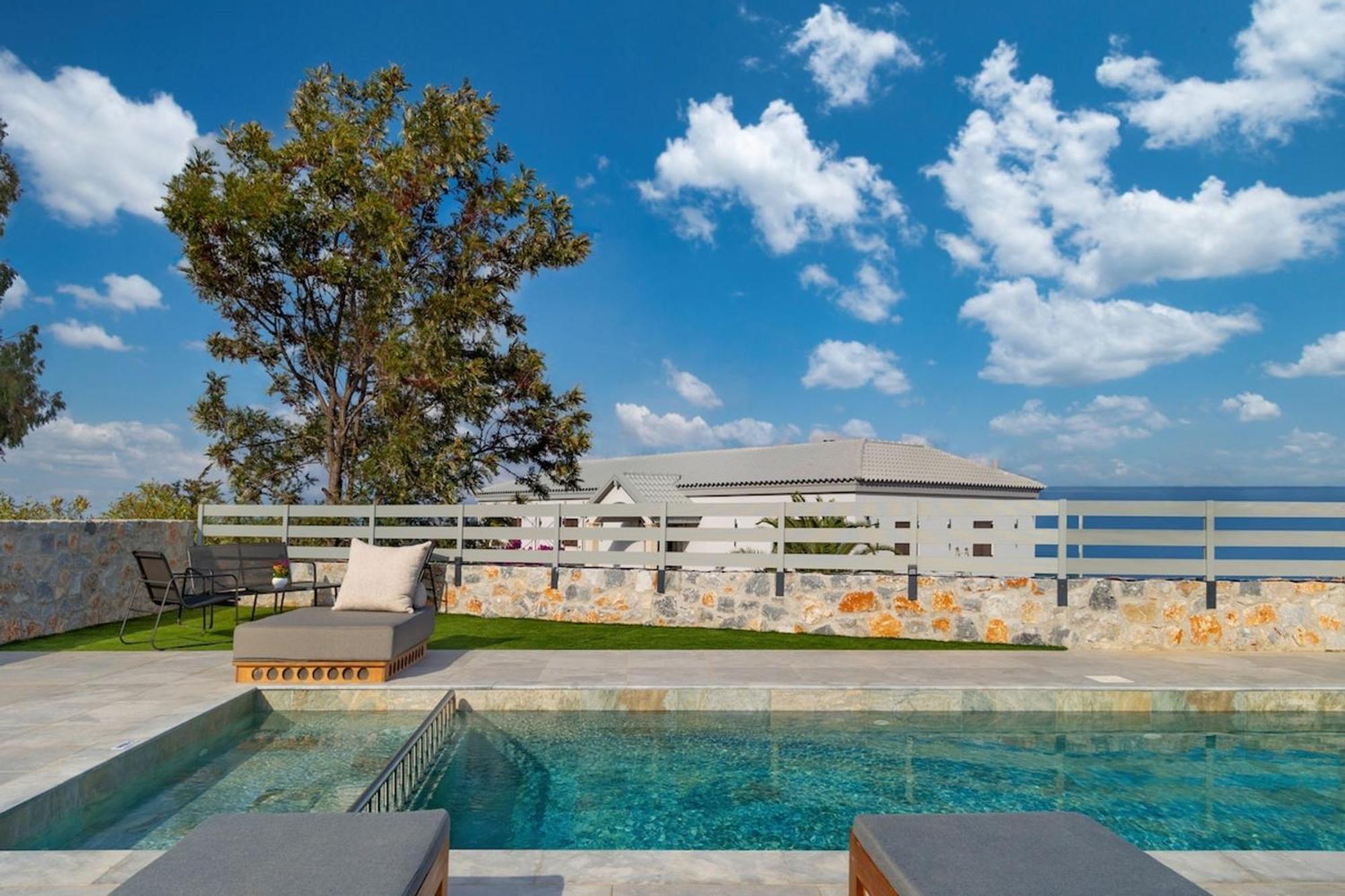 Gianna's Panoramic Seaview Twin With Pool 2 Villa